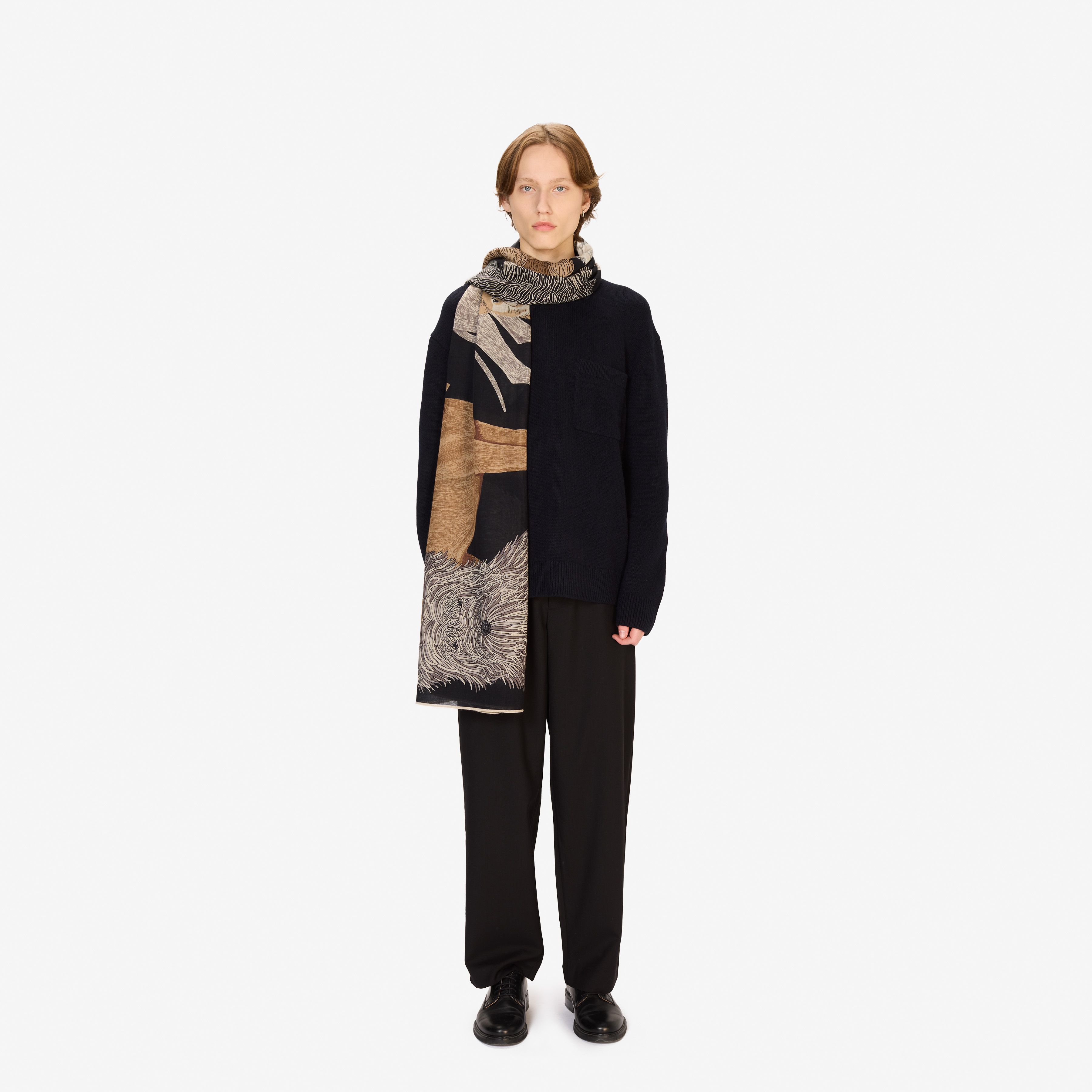 Scarf 100 - Toutou - Black