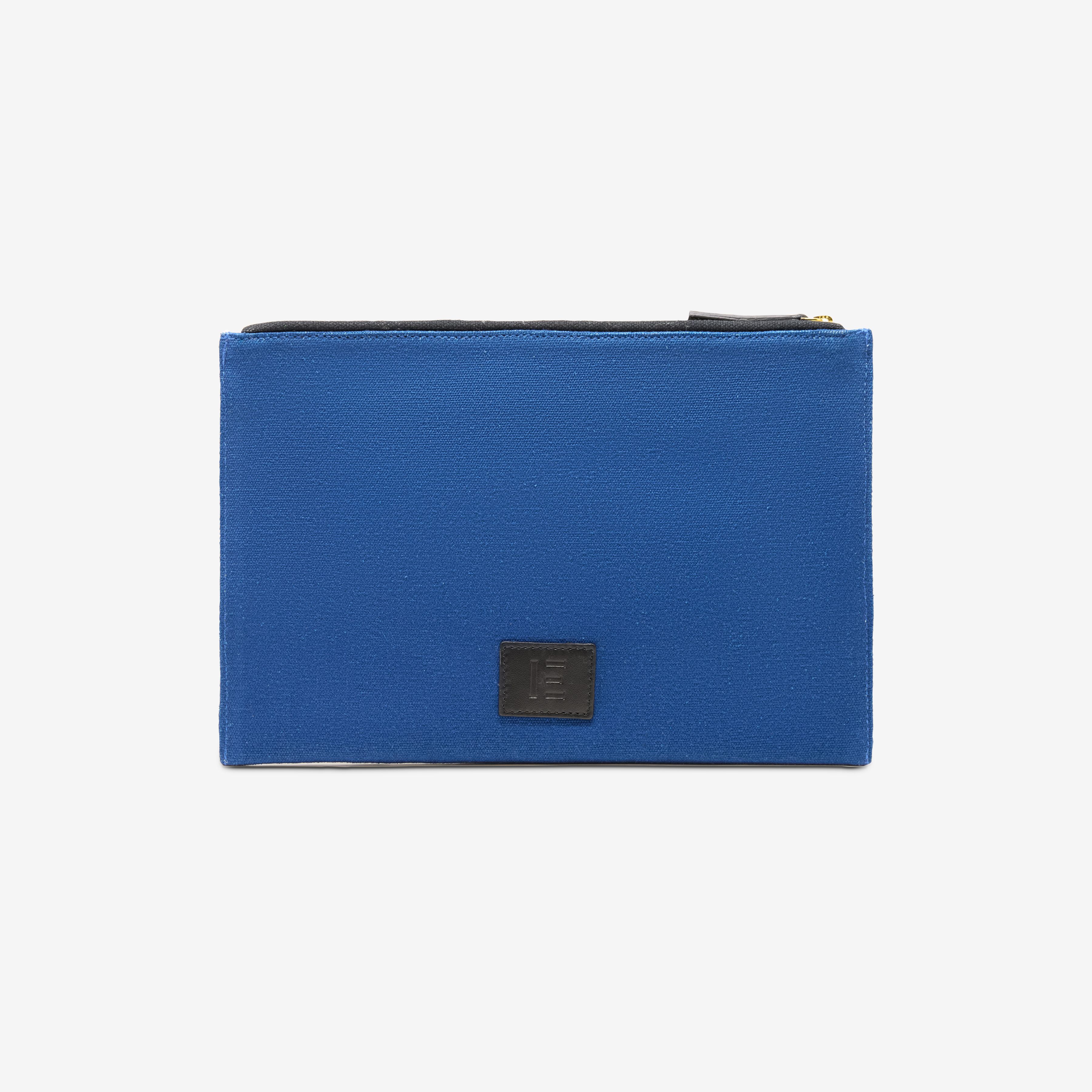 Embroidered Pouch - Astro Taurus - Blue