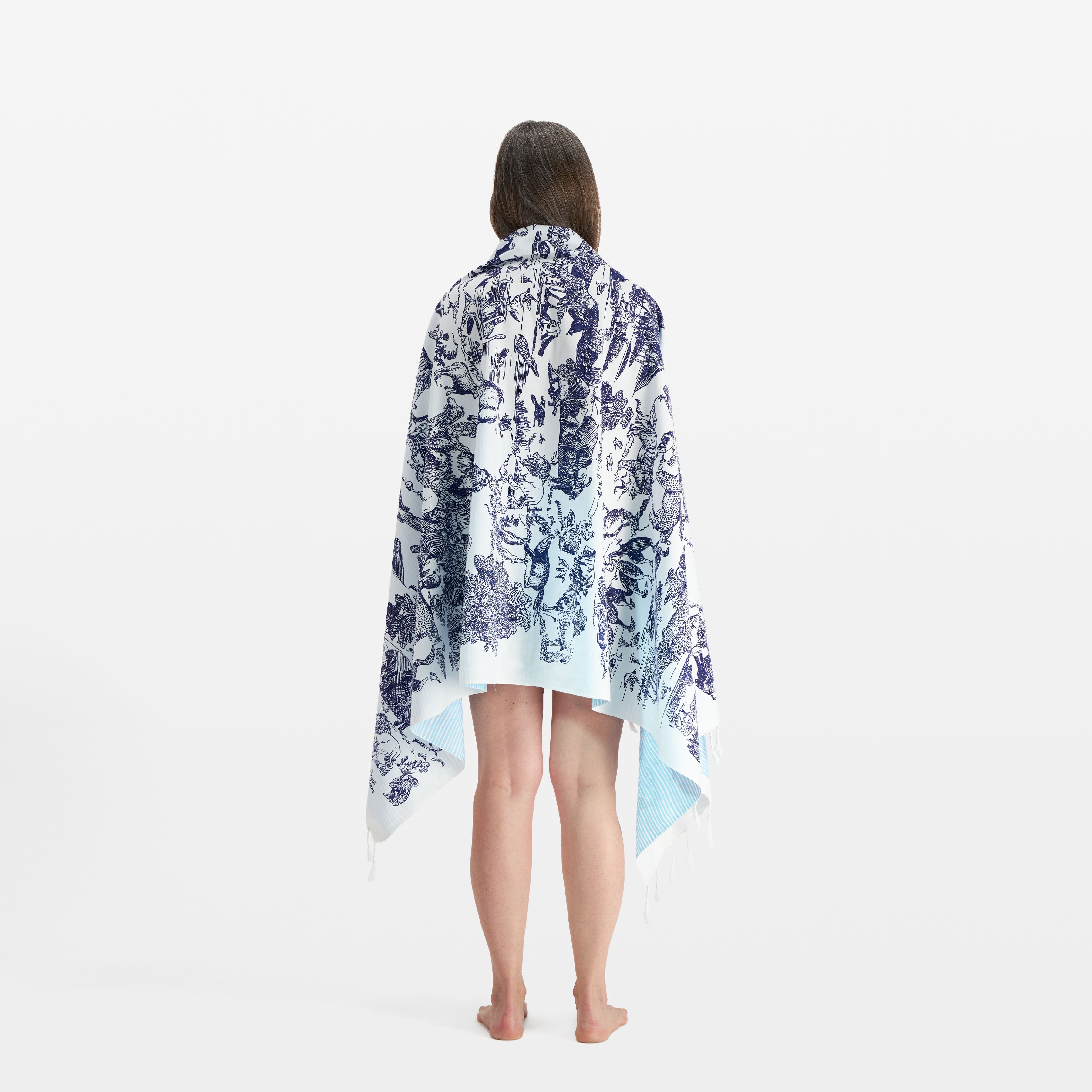 Telo Fouta 100 - Rêverie - Bianco