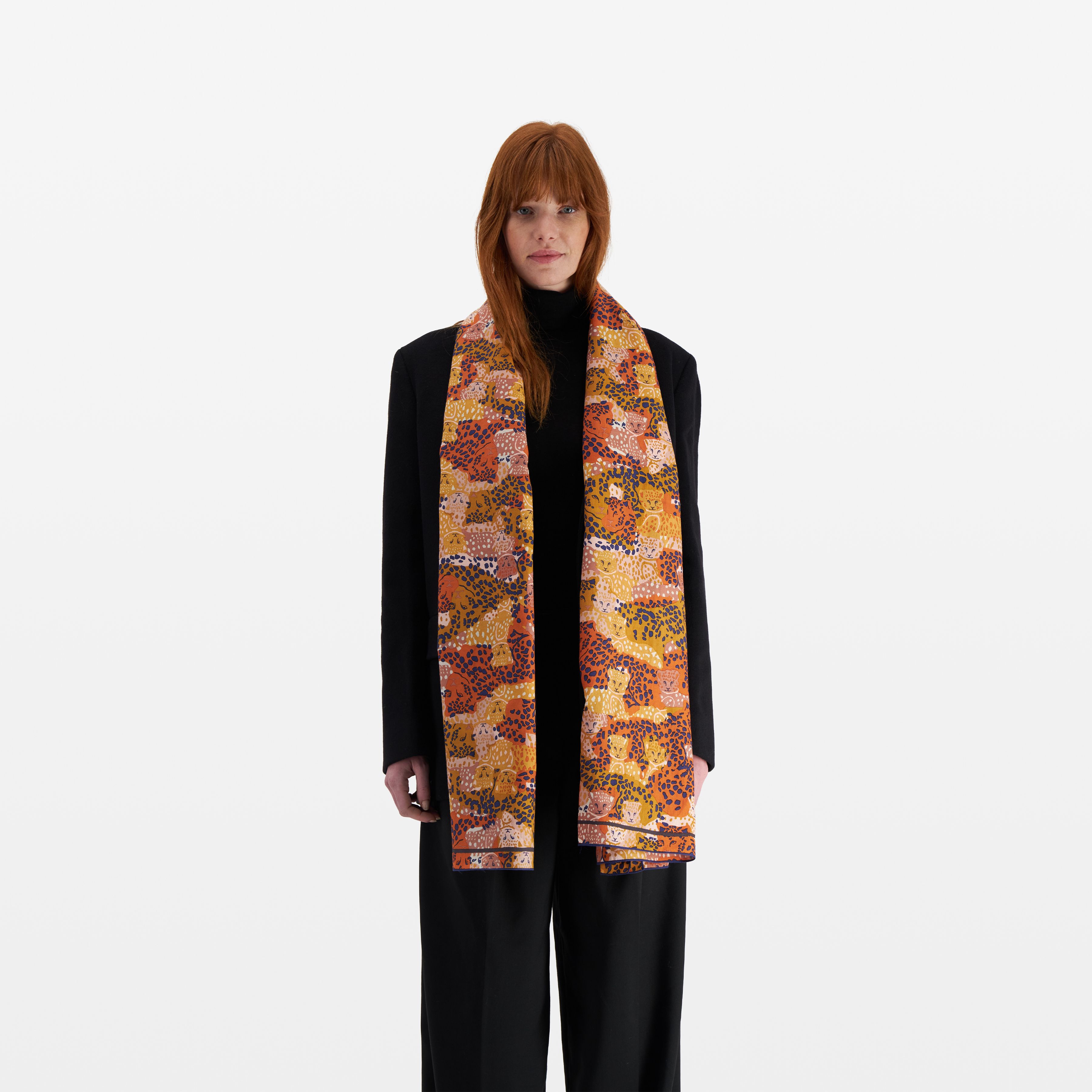 Scarf 100 - Tetris - Orange