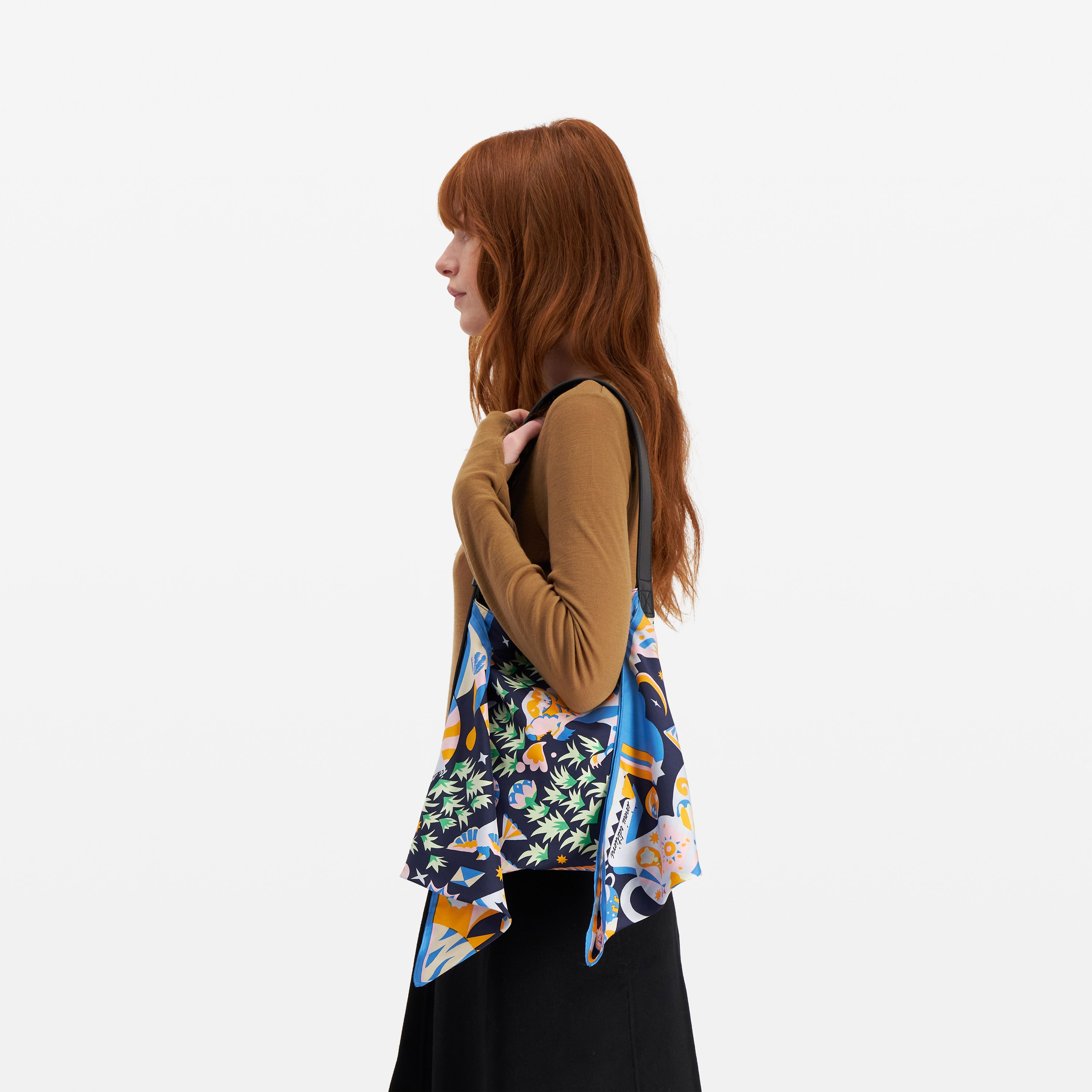 Scarf Bag S - Licorne - Navy