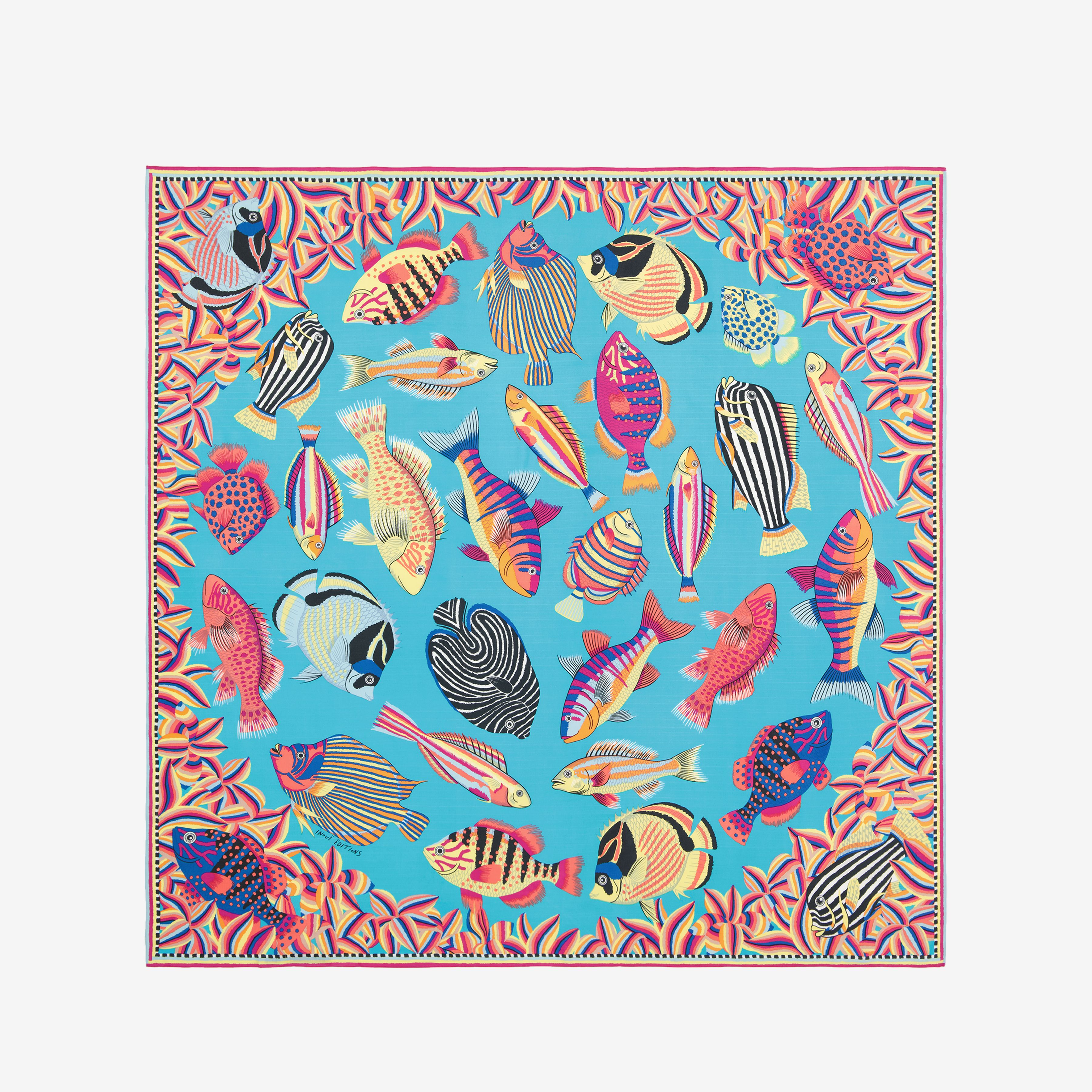 Square 130 - Tuba - Turquoise Blue