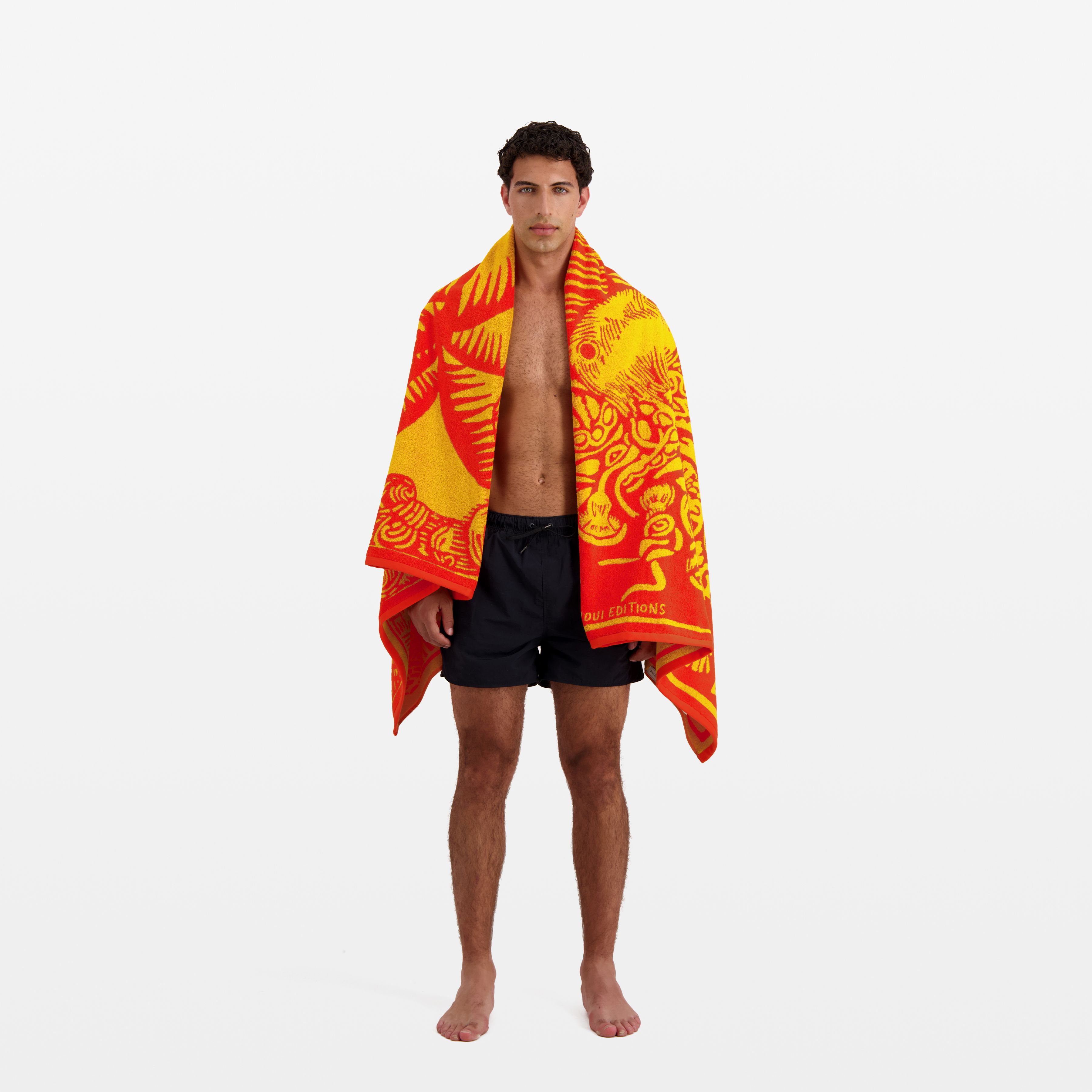 Beach Towel - Poulpe - Orange