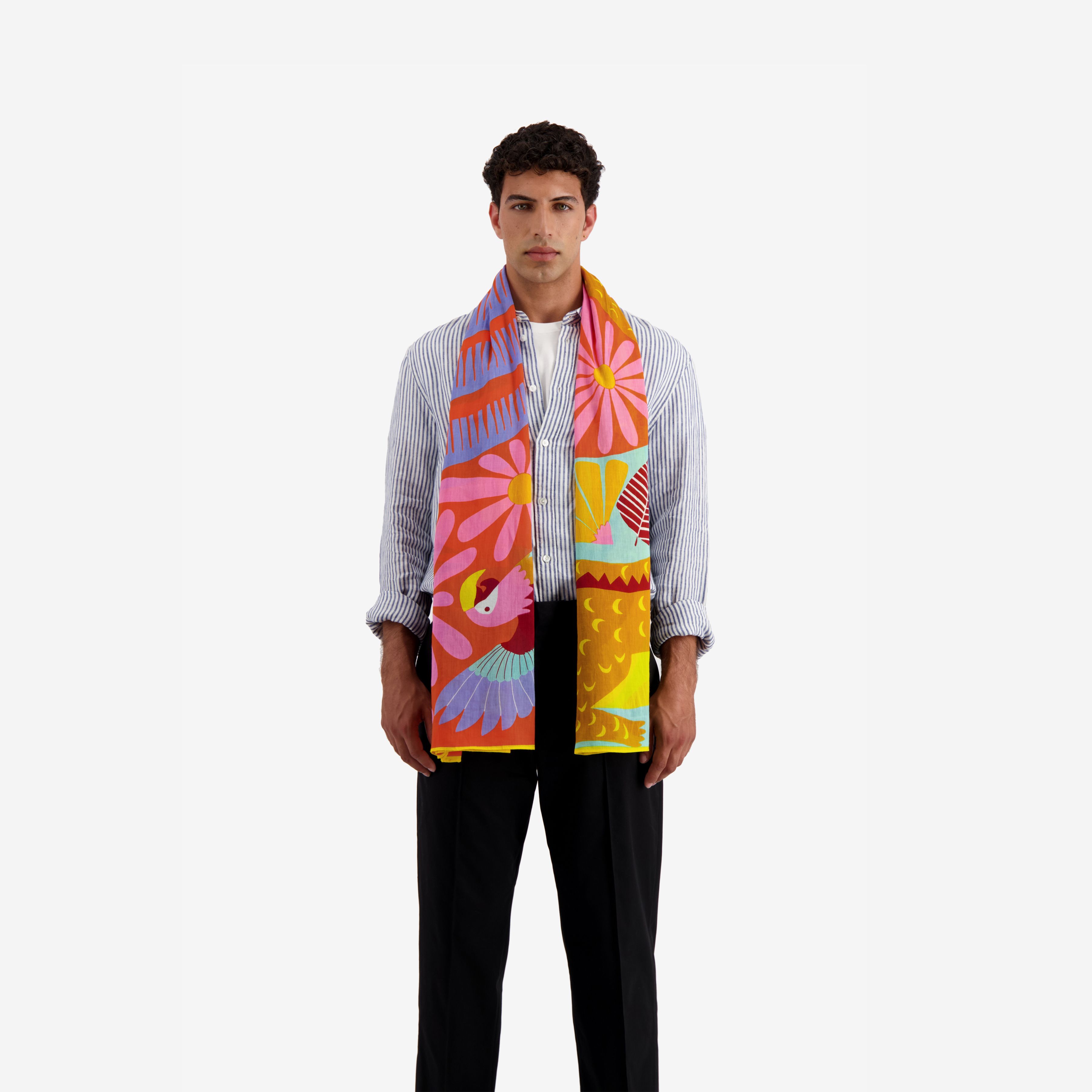 Scarf 100 - Mangrove - Pastel