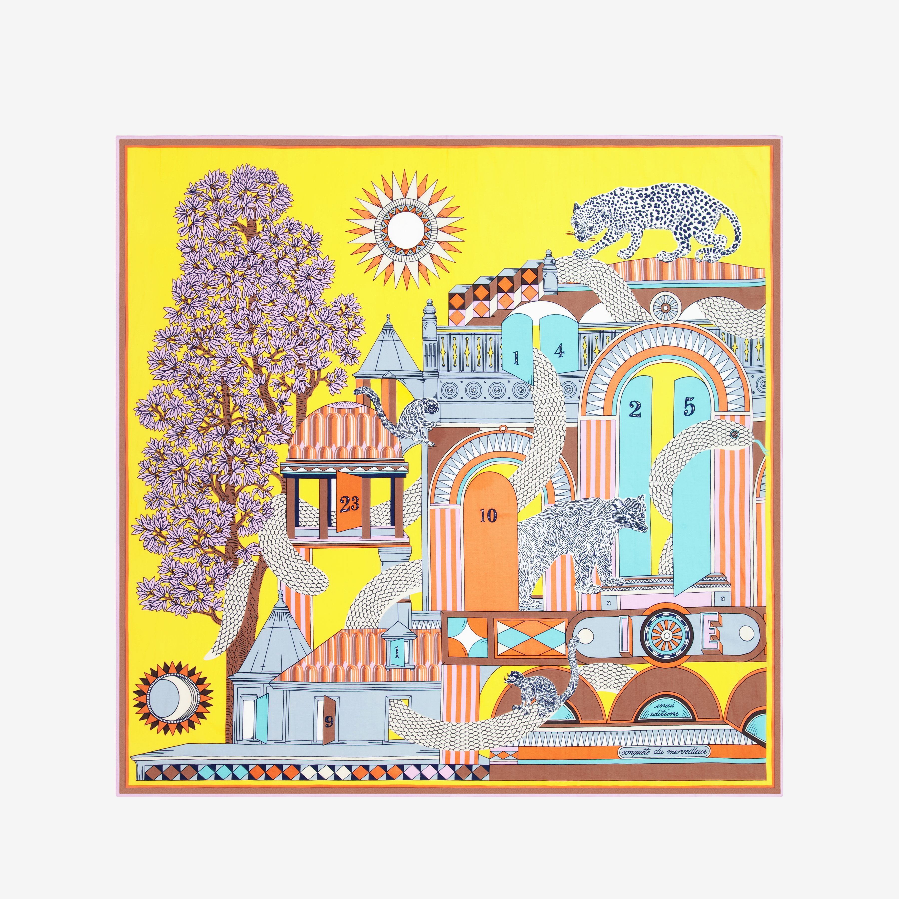 Square 100 - Taj - Yellow