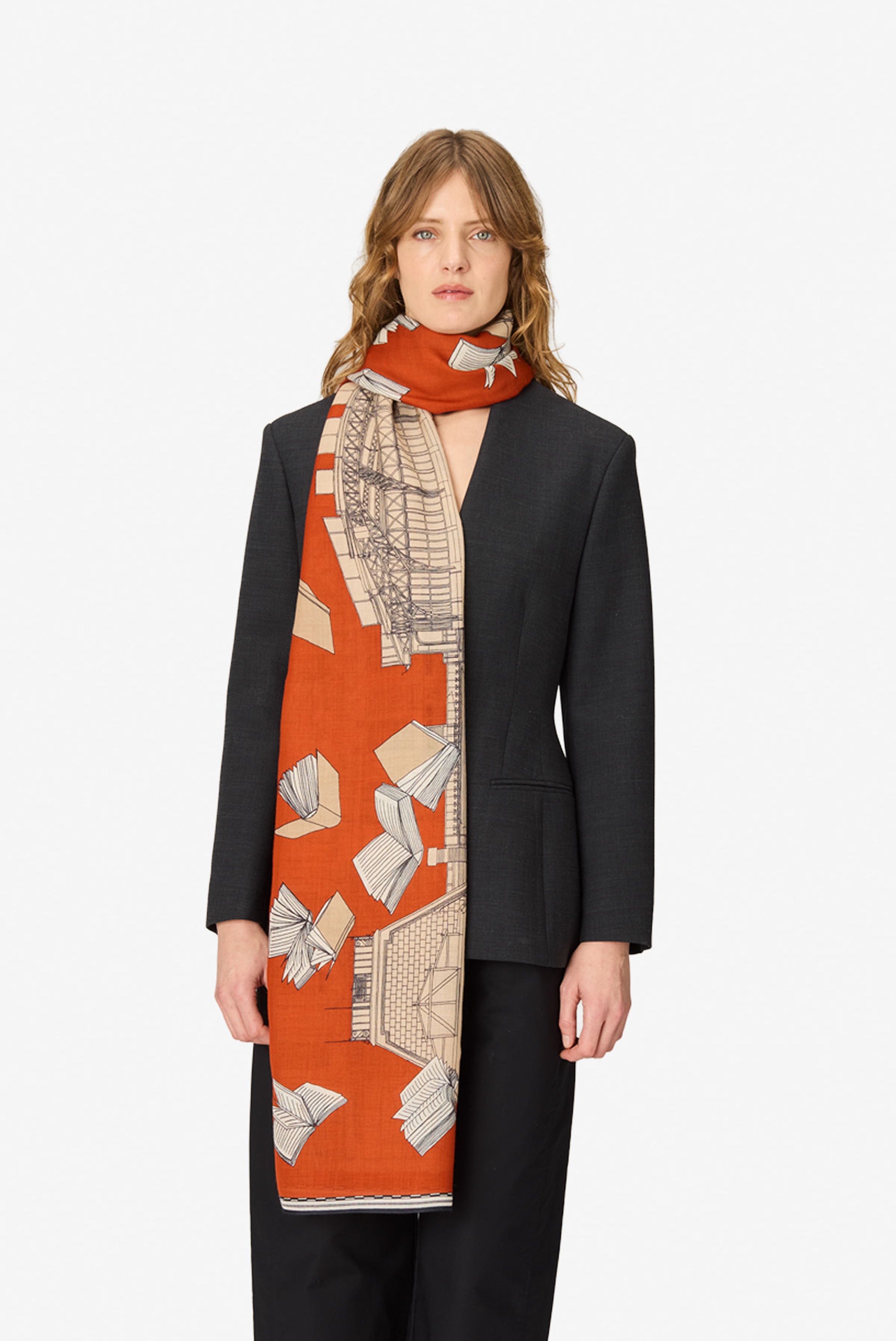 Scarf 100 - Vivienne - Orange