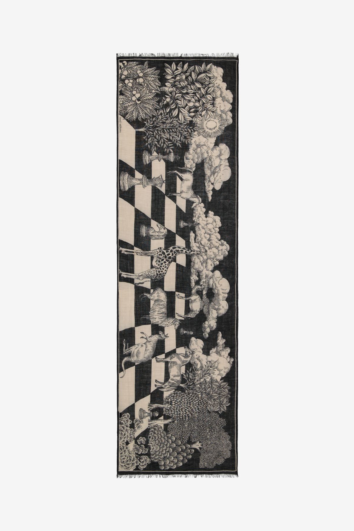 Écharpe 55 - Magnus - Noir