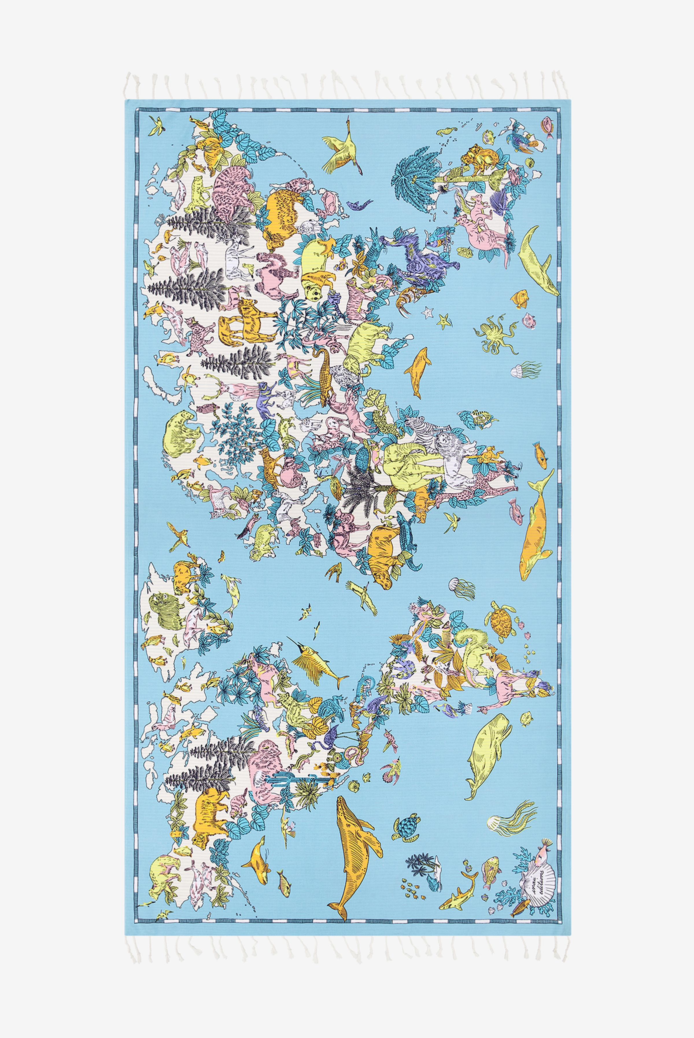 Fouta Towel 100 - Atlas - Bleu