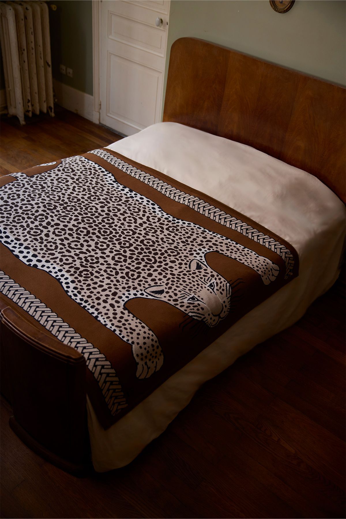 Coperta 130 - Leopard - Beige