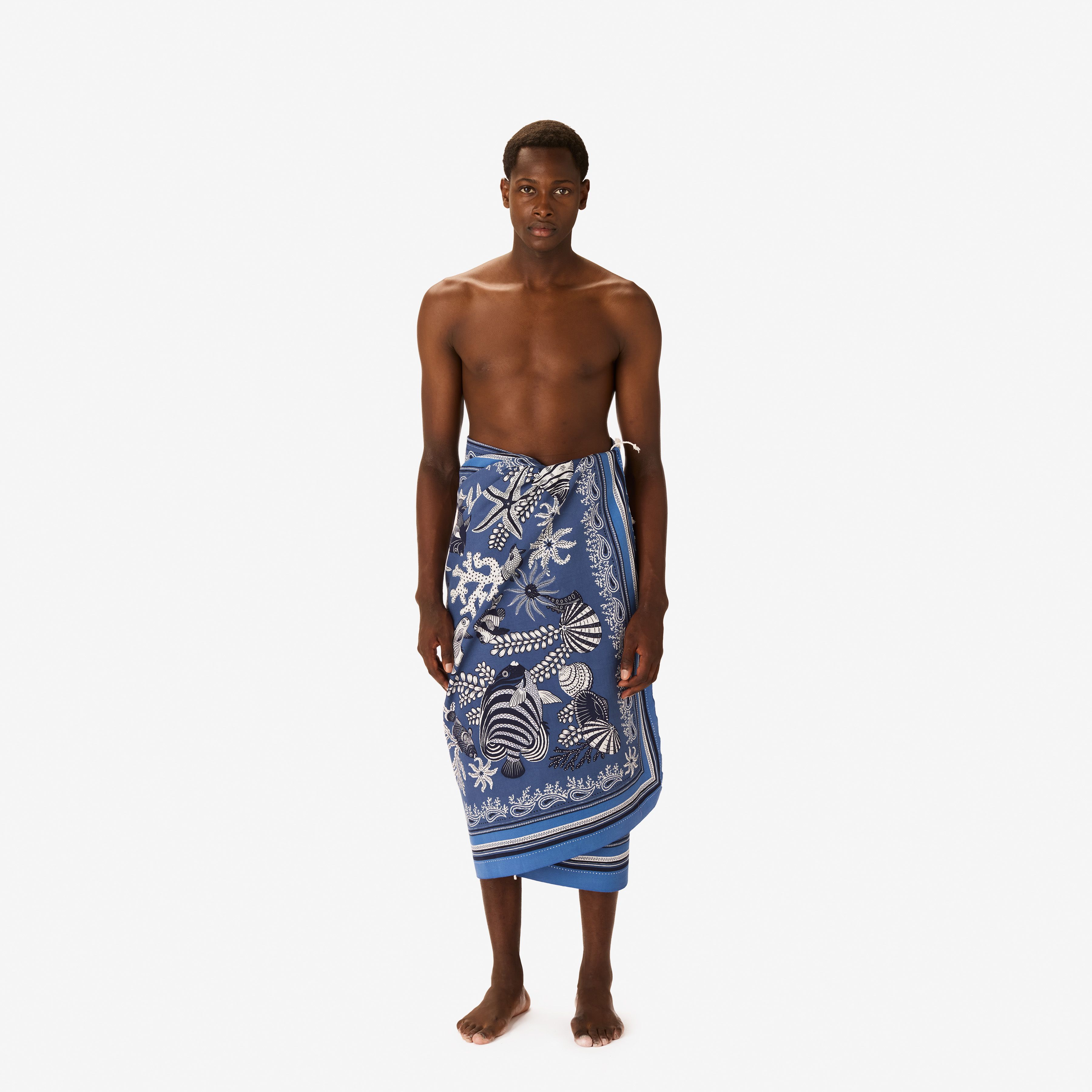Fouta 100 - Neptune - Bleu