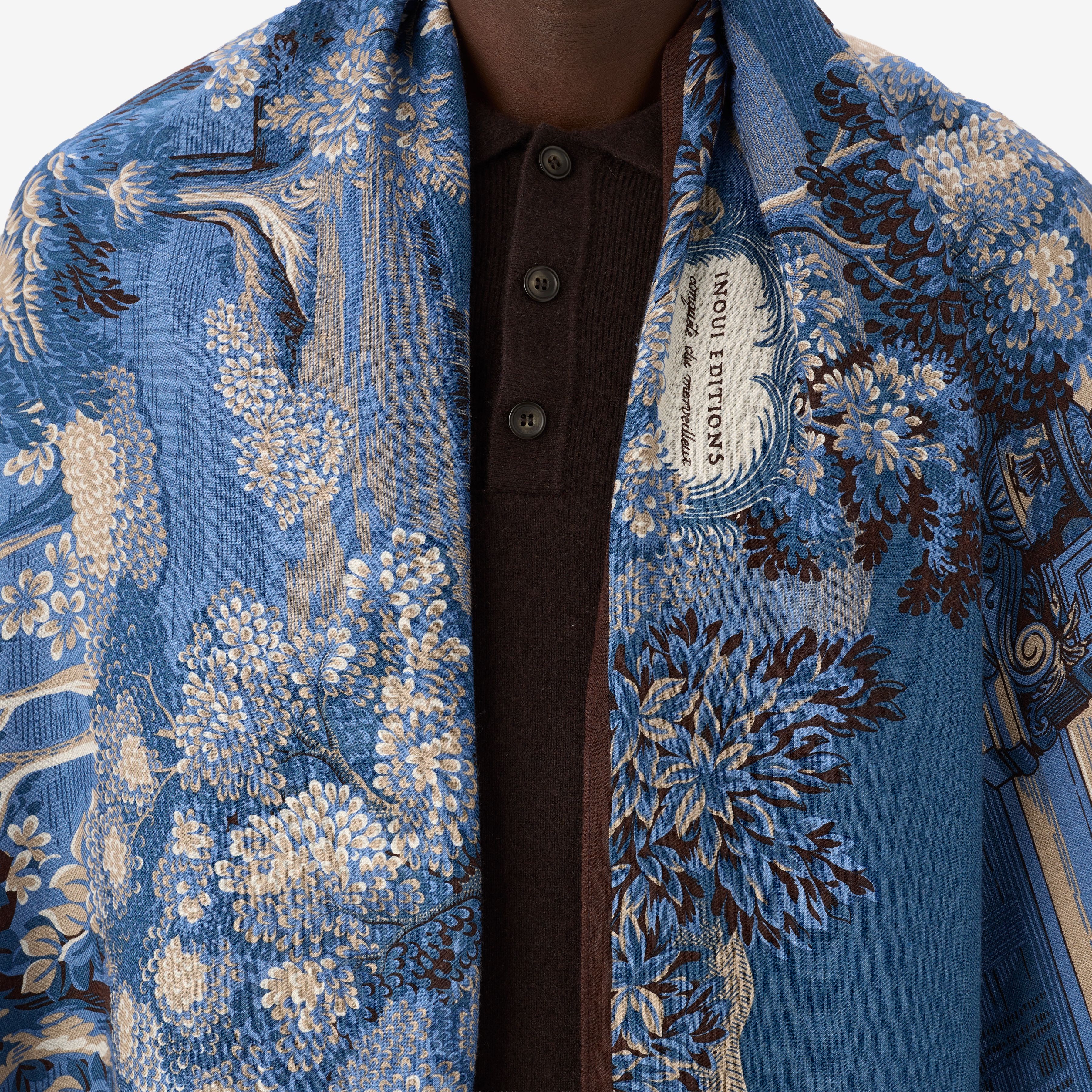 Scarf 100 - Come - Blue