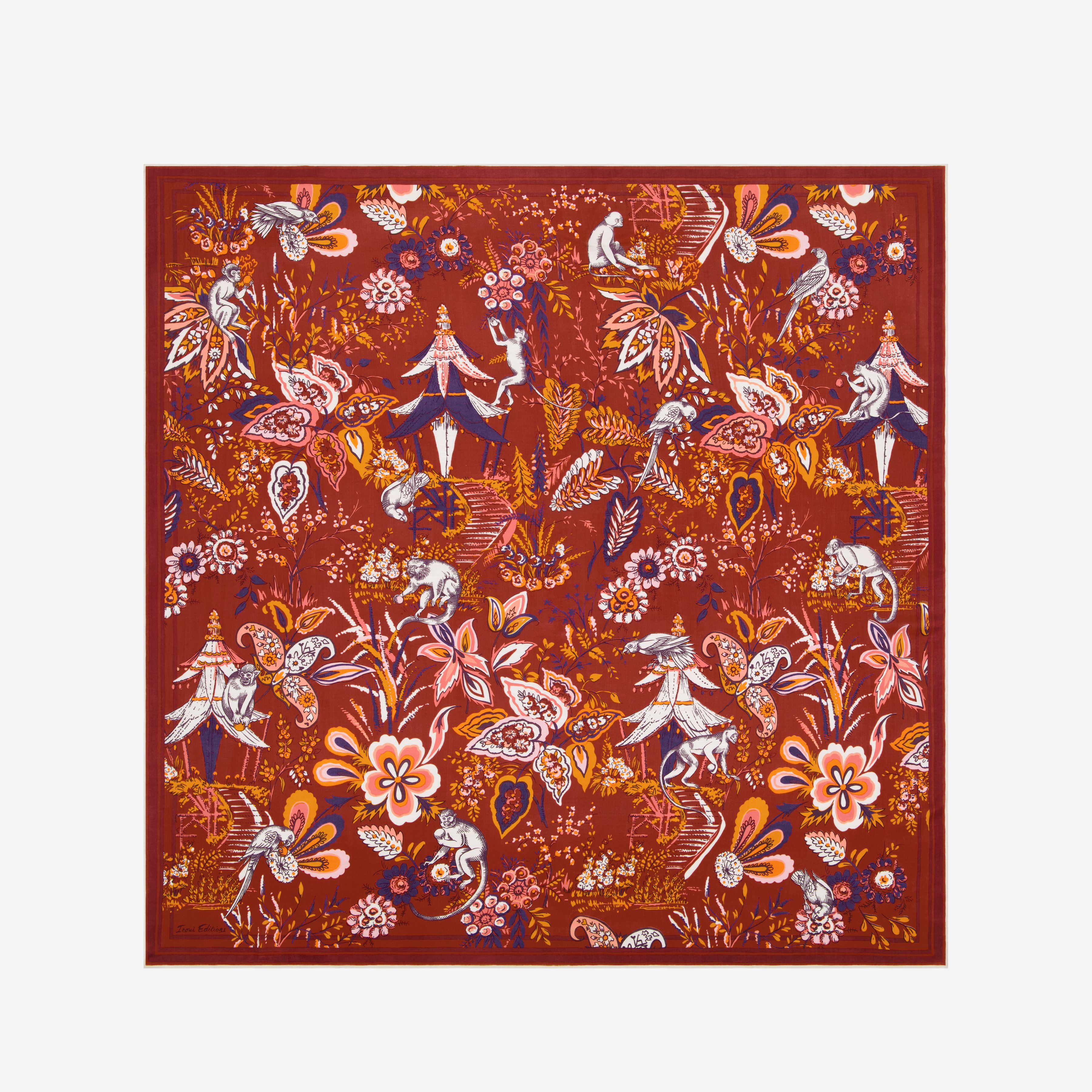 Pañuelo 130 - Pagode - Rosewood