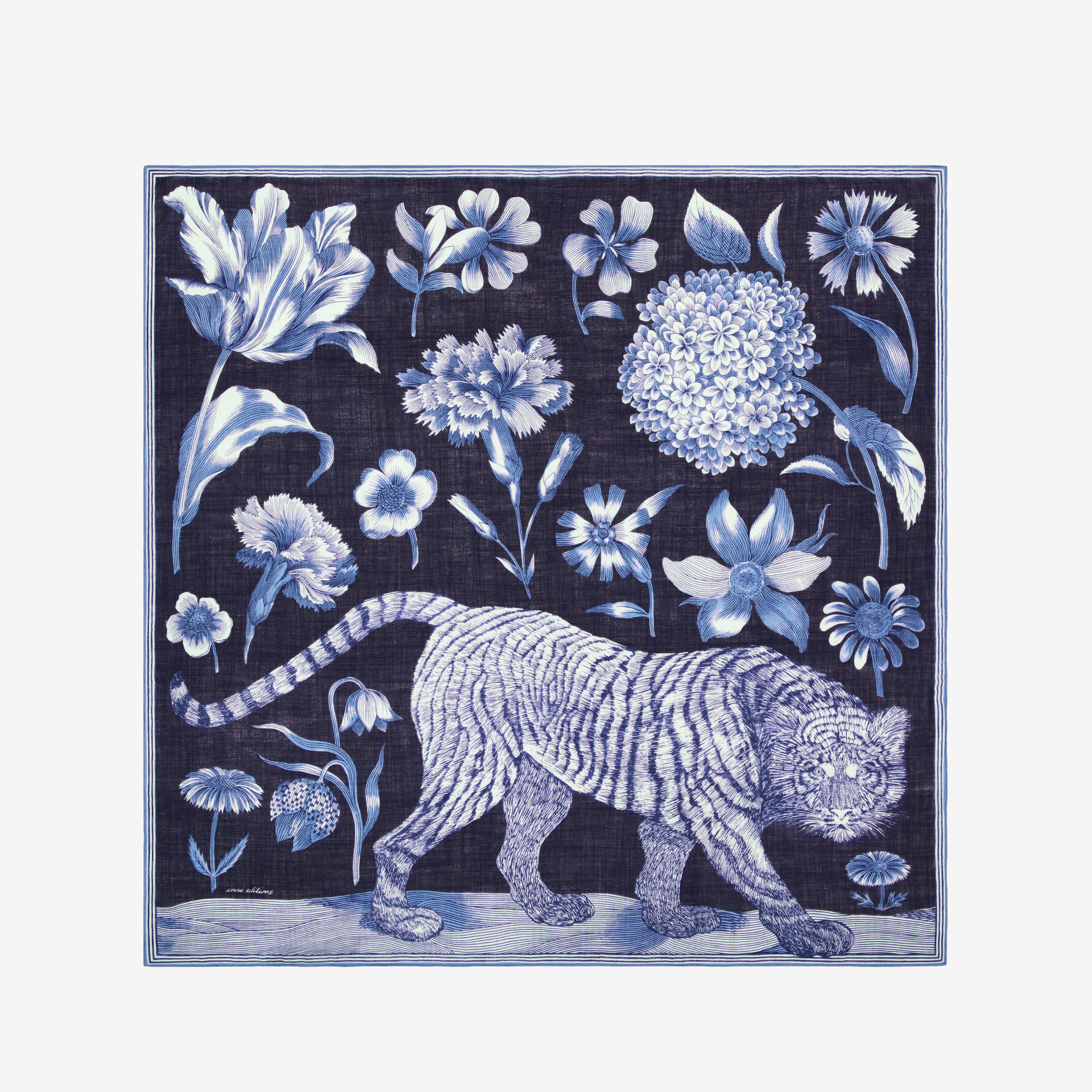 Carré 130 - Gustav - Bleu