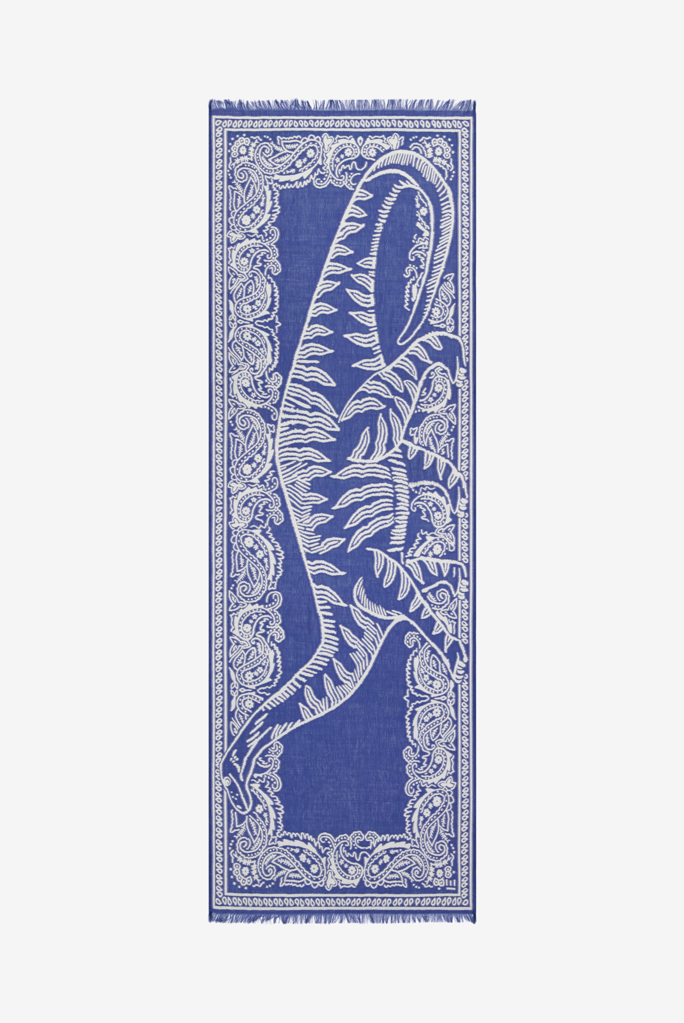 Bufanda 70 3D - Dino - Azul
