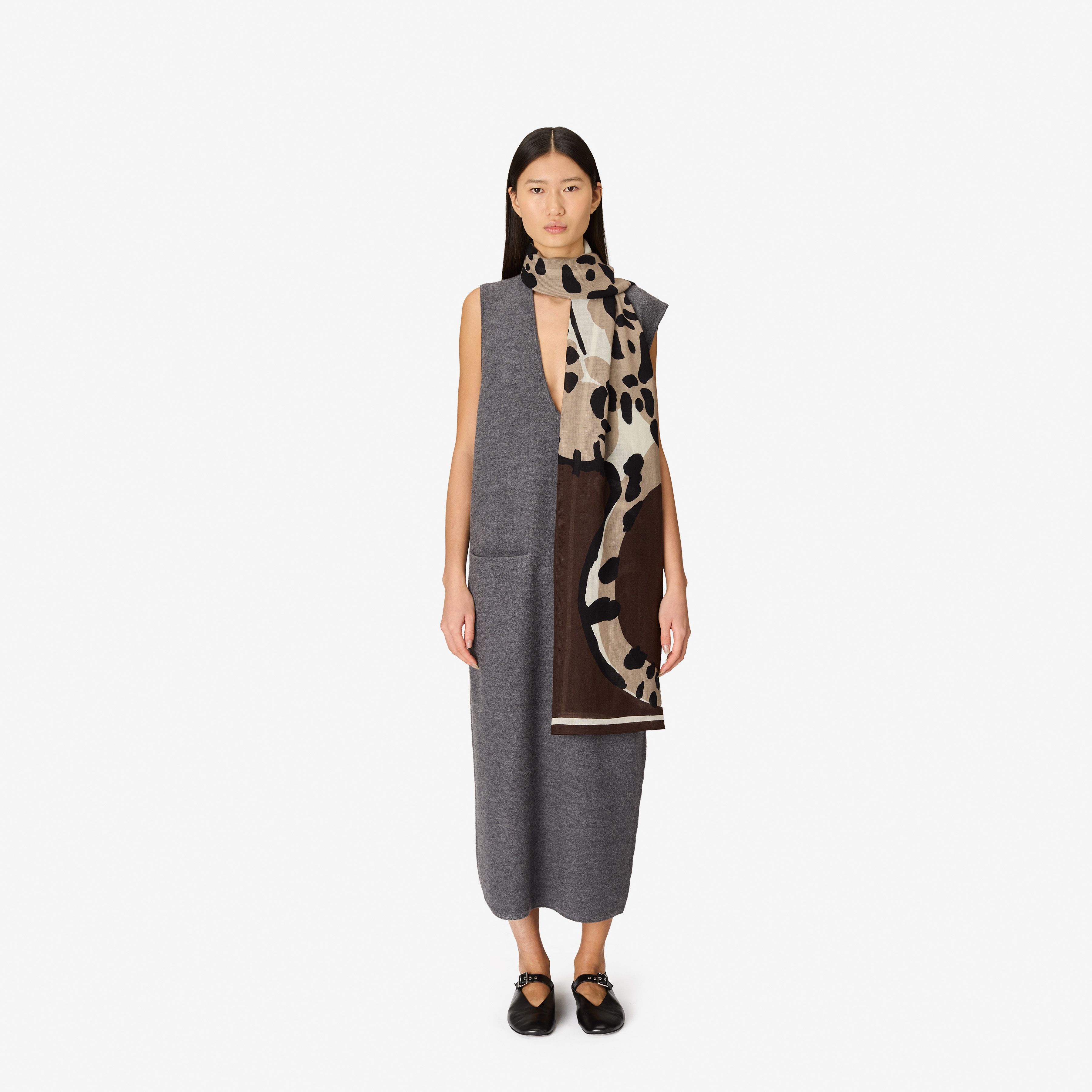Scarf 70 - Felino - Brown