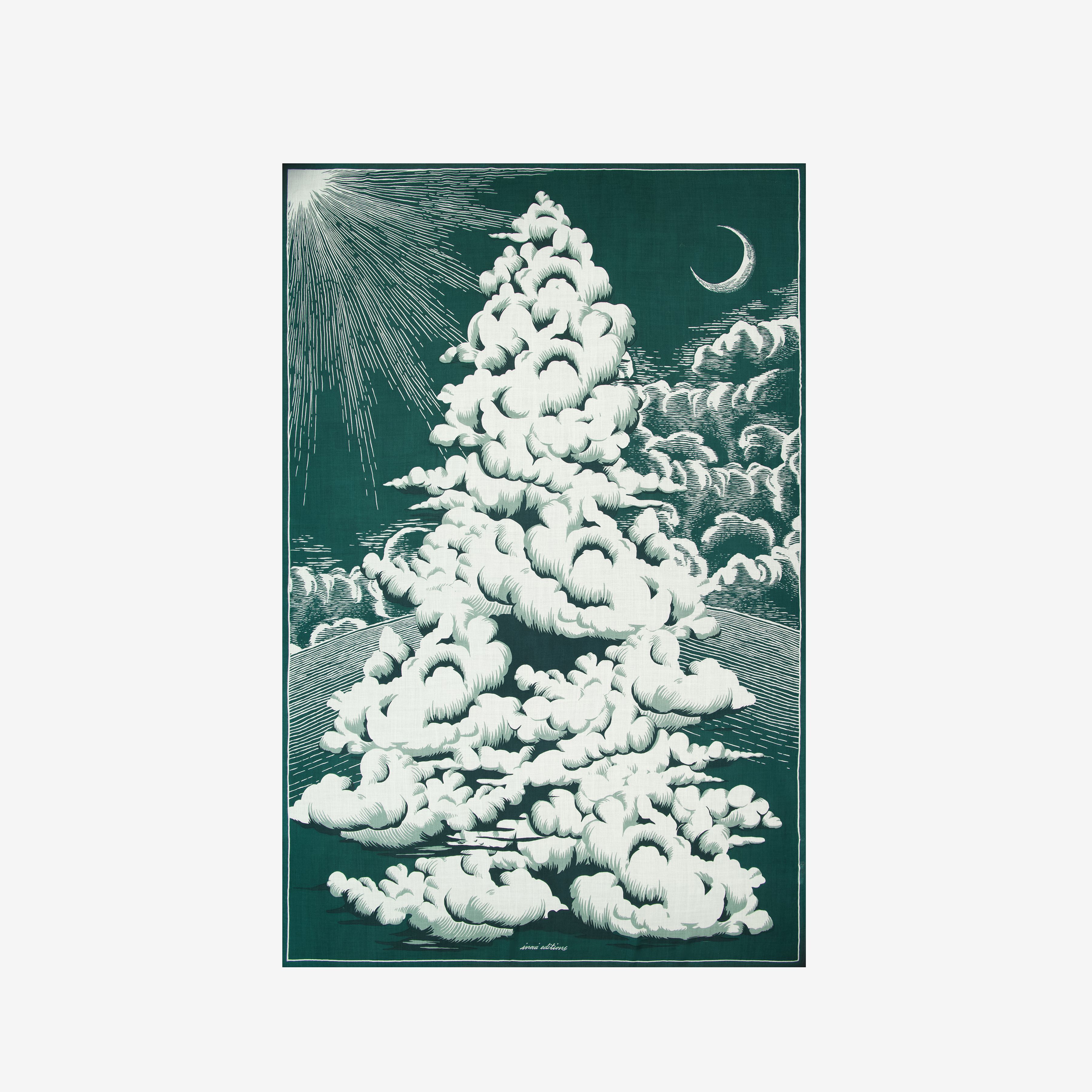 Écharpe 130 - Hiver - vert