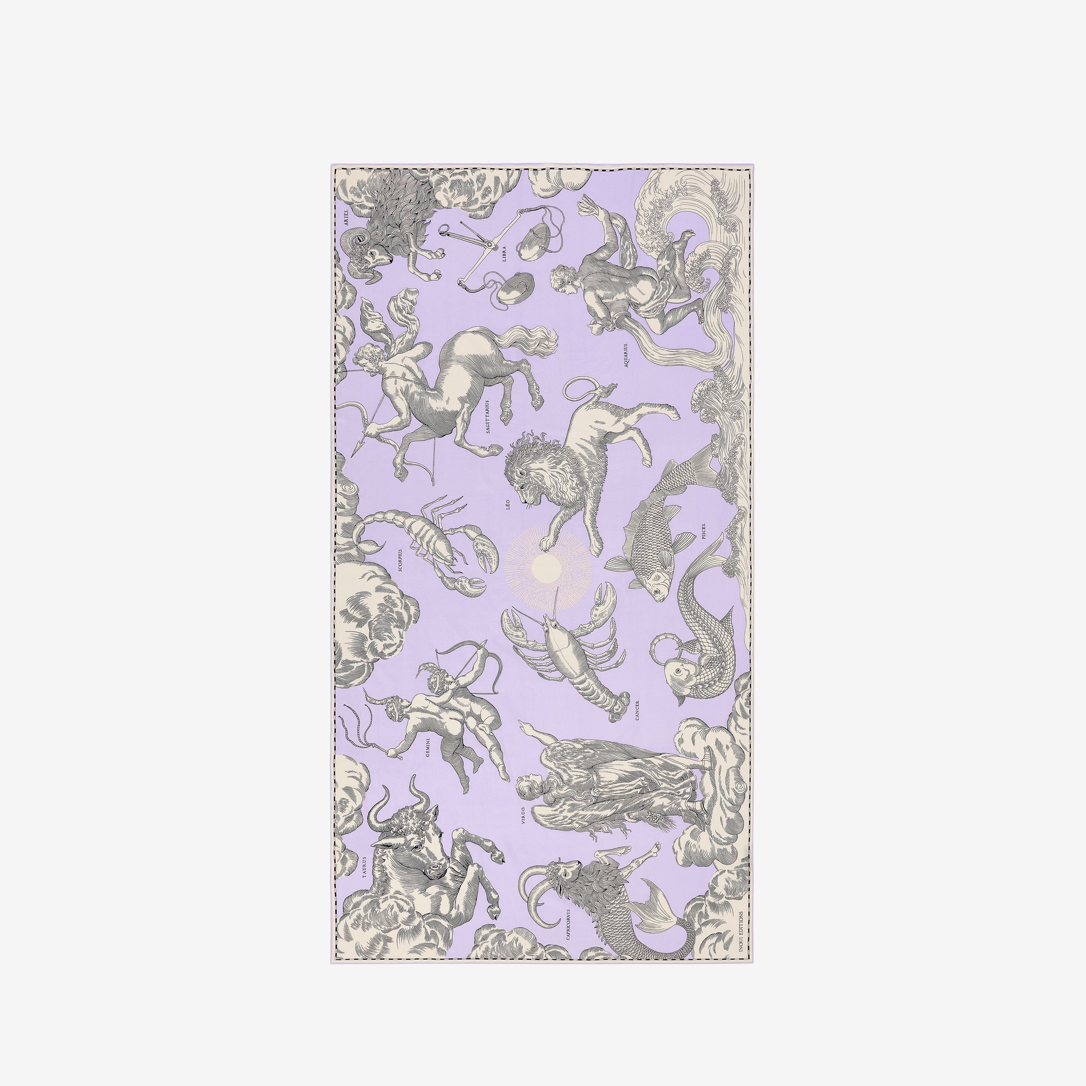 Scarf 100 - Astrologie - Lavender