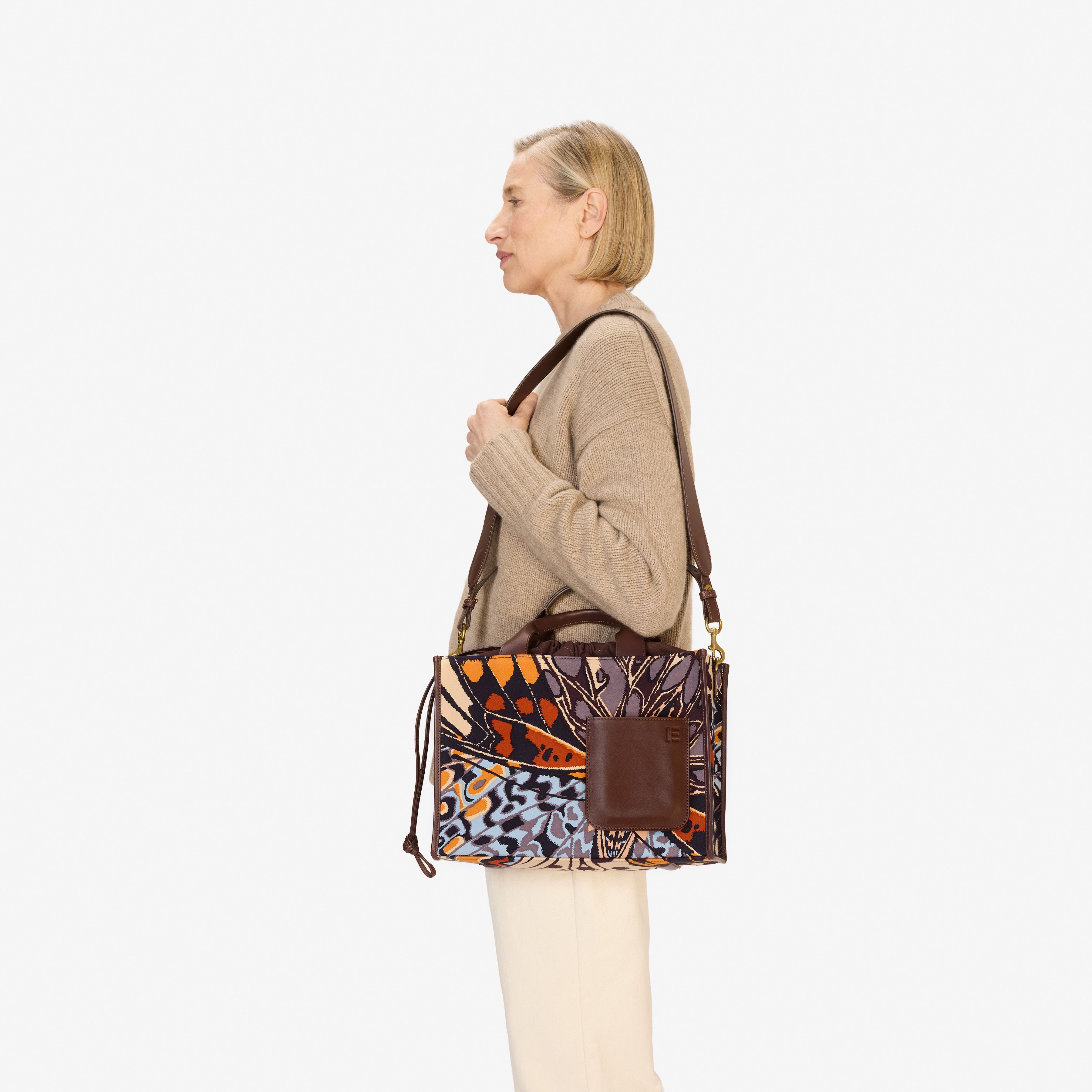 Sac Nomade - Papillons - Naturel