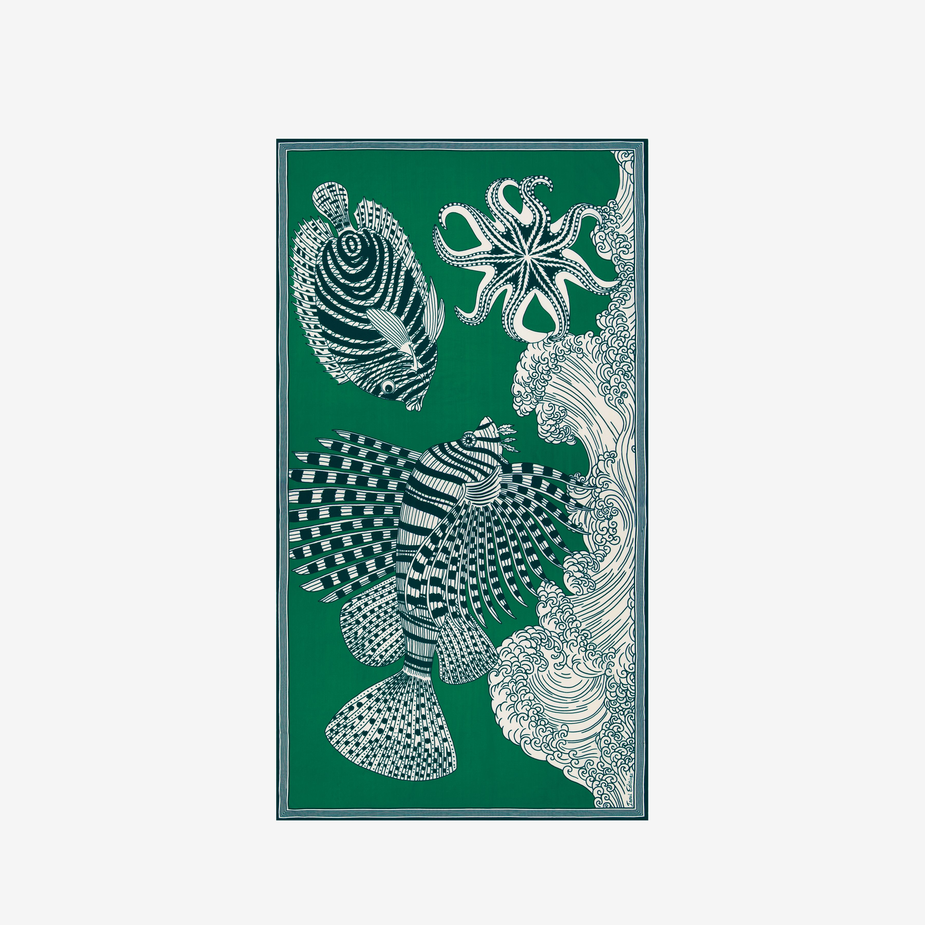 Ciarpe 100 - Vague - Verde