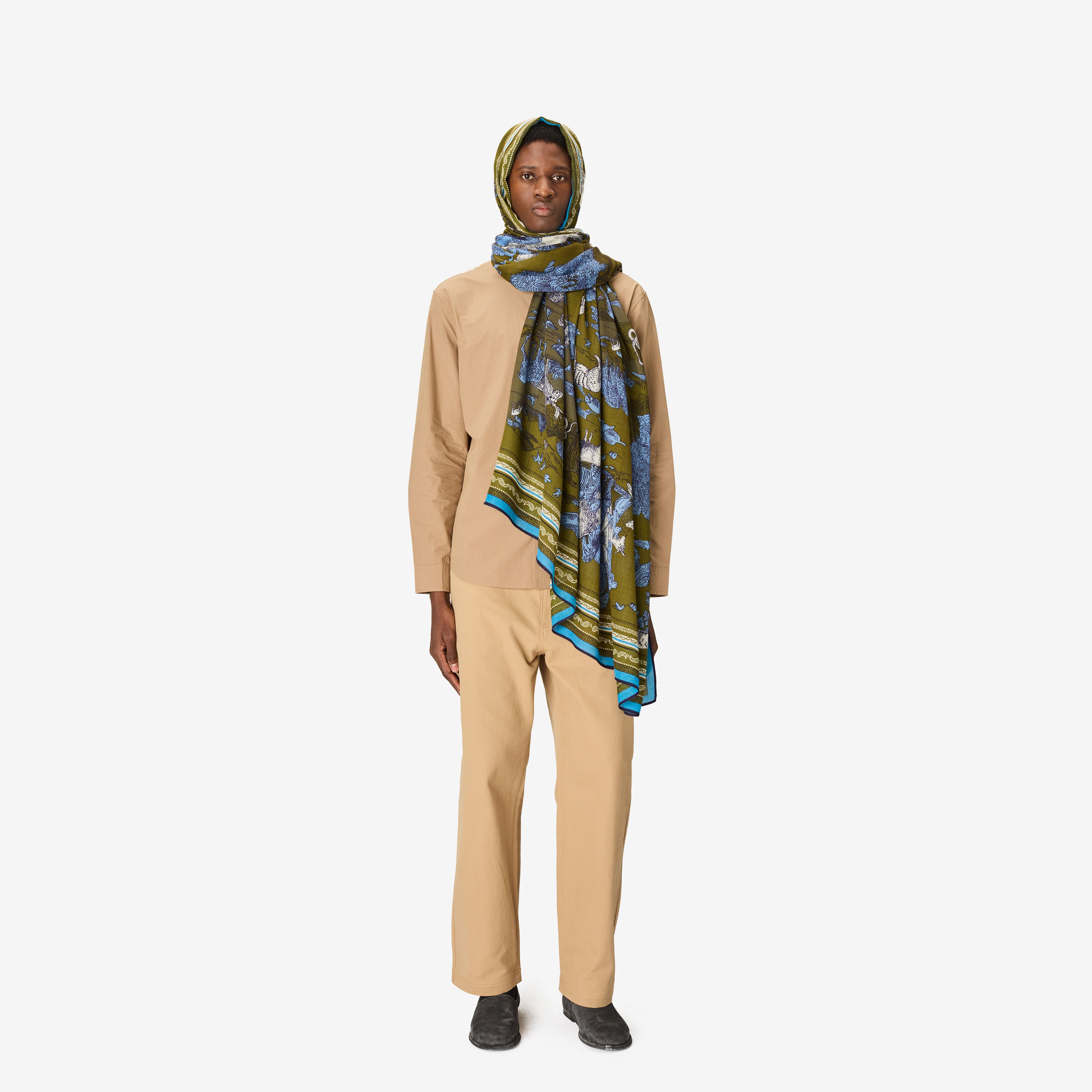 Scarf 130 - Reverie - Khaki