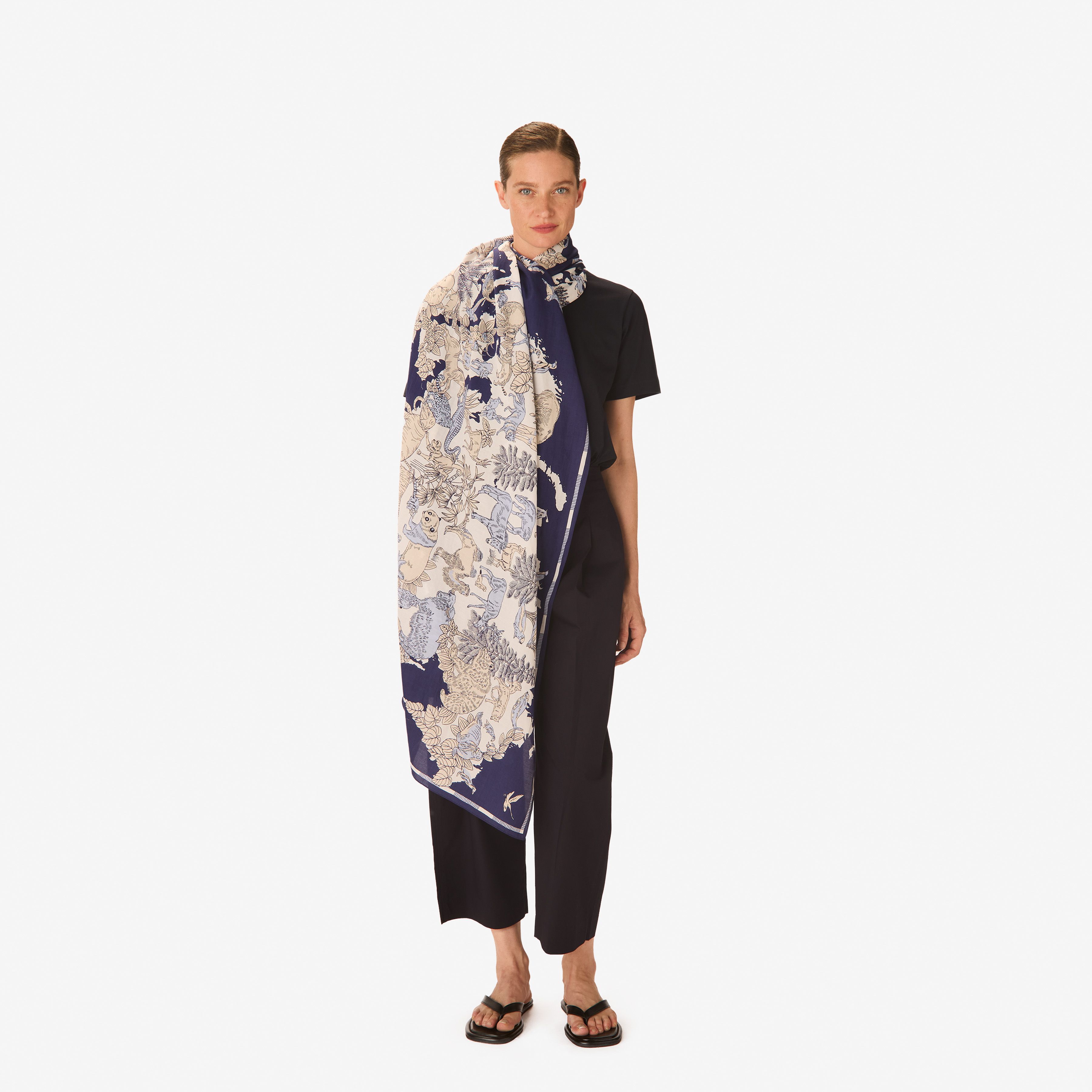 Scarf 100 - Atlas - Navy
