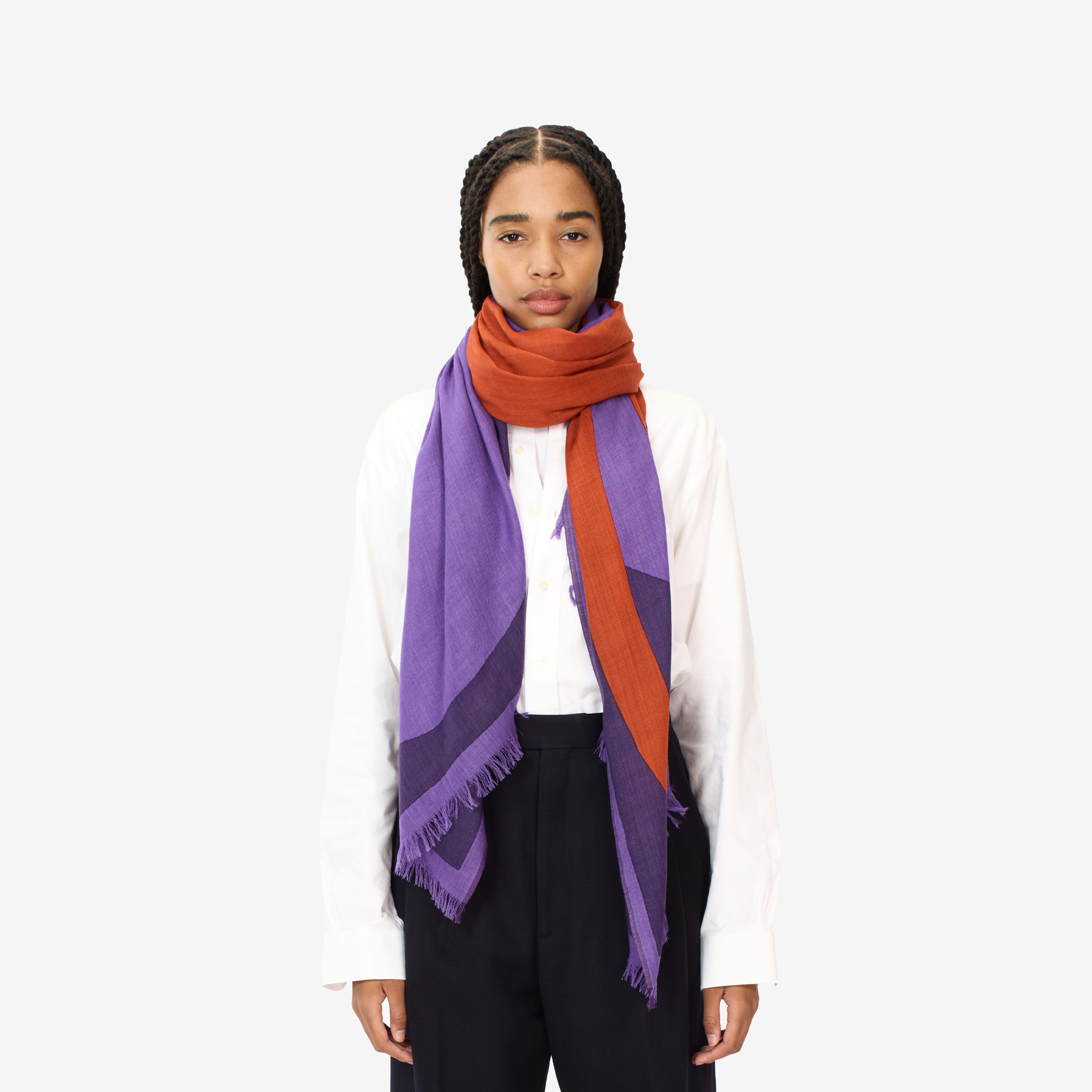 Scarf 100 - Amour - Purple