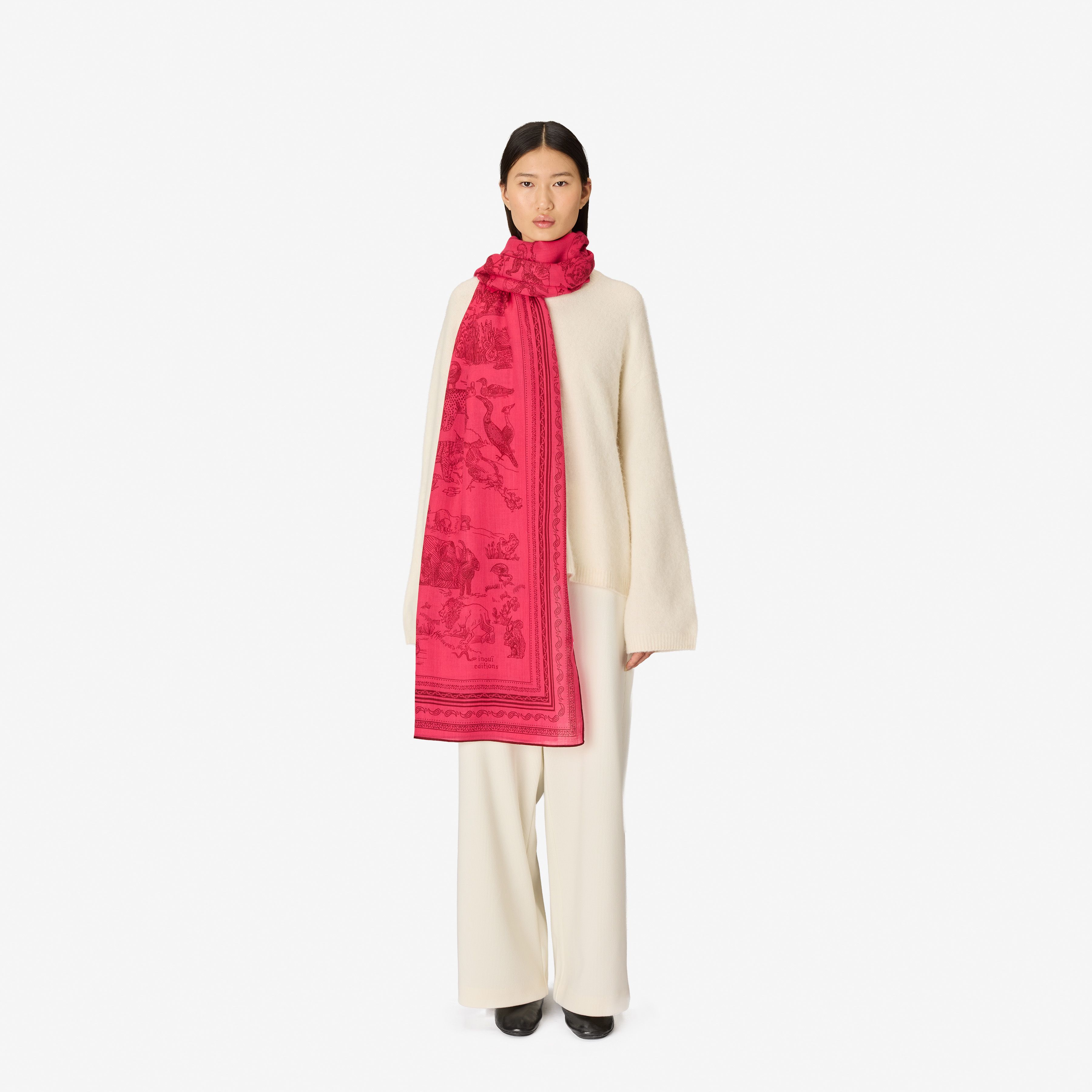 Scarf 130 - Reverie - Fuchsia
