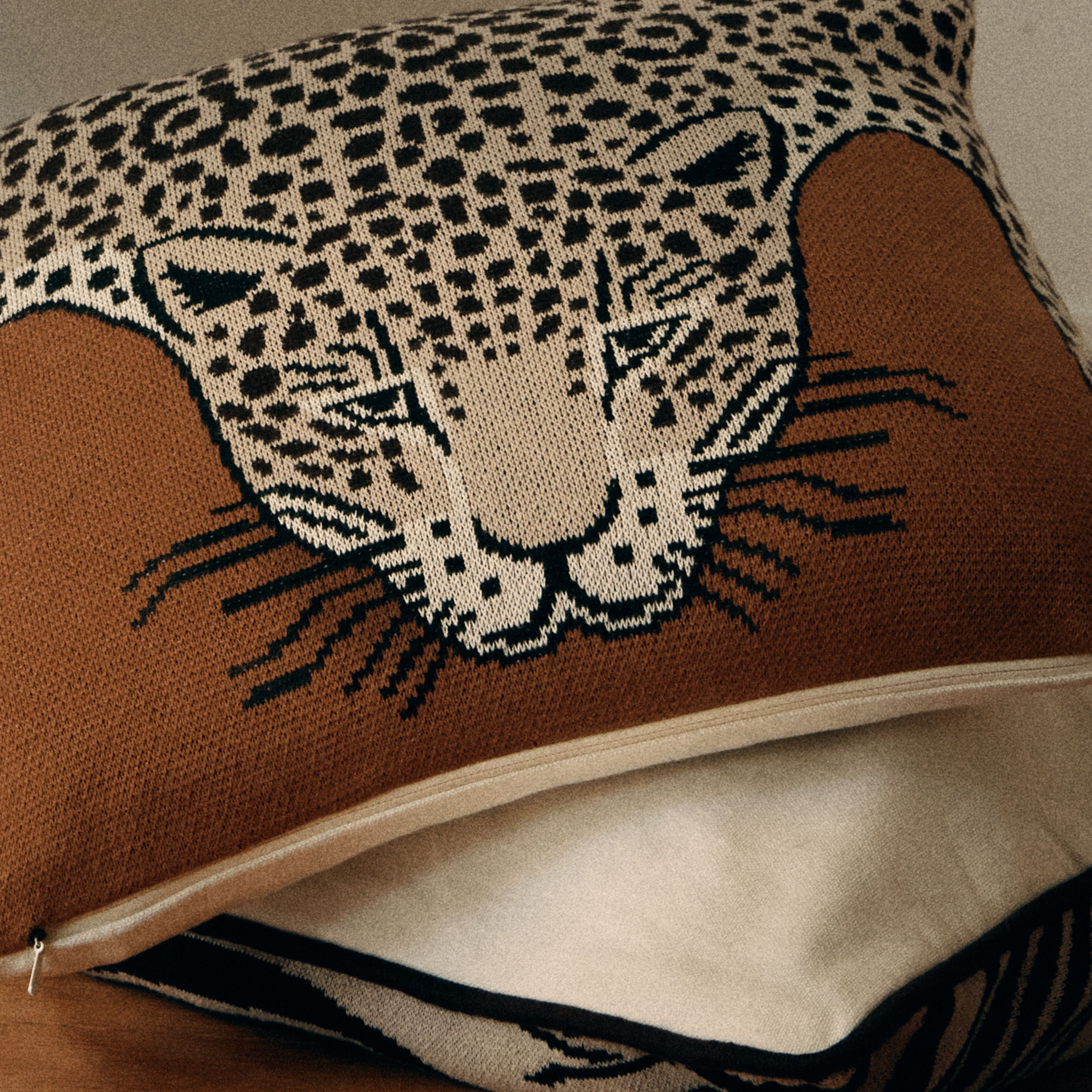 Copricuscino 40 - Leopard - Beige