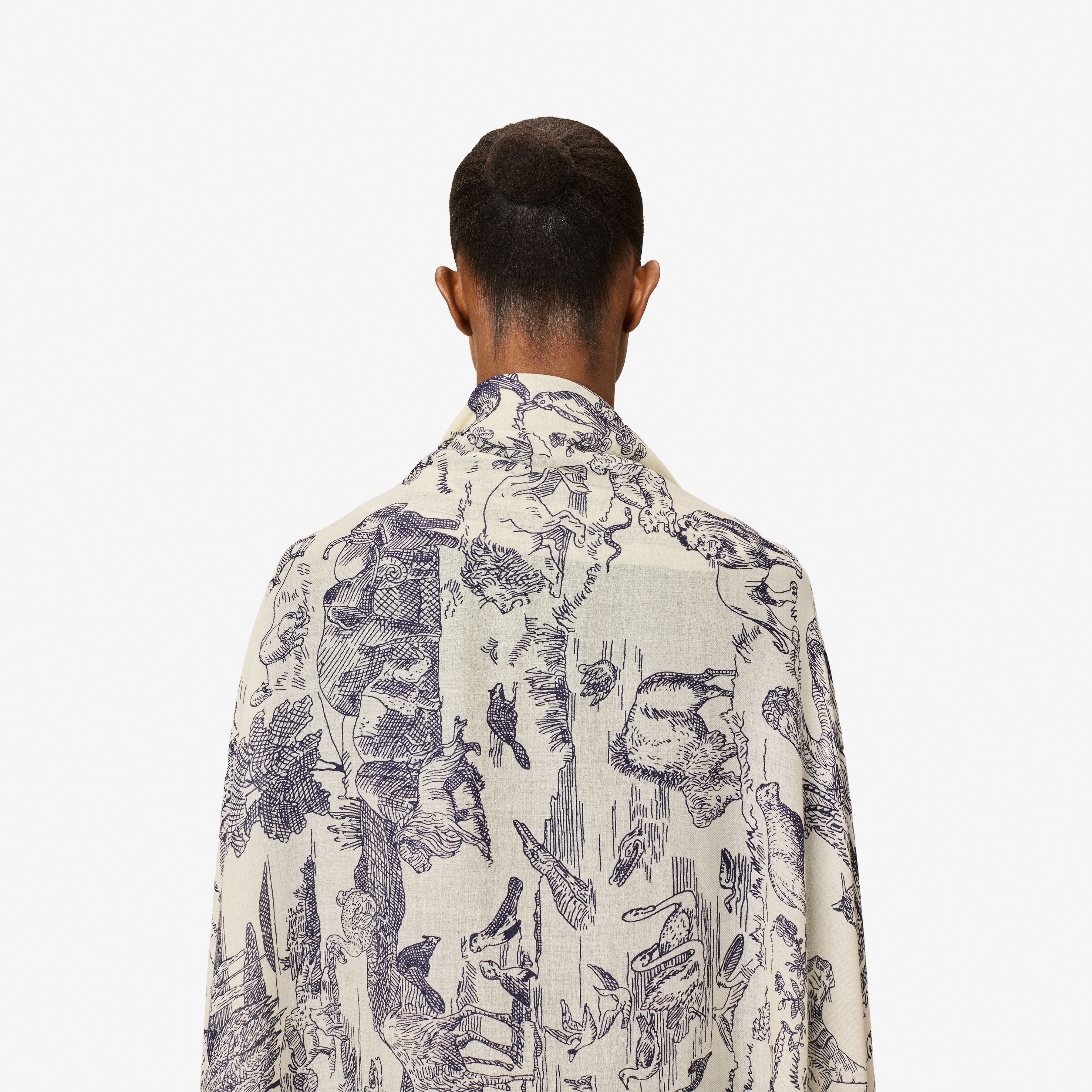Scarf 130 - Reverie - White