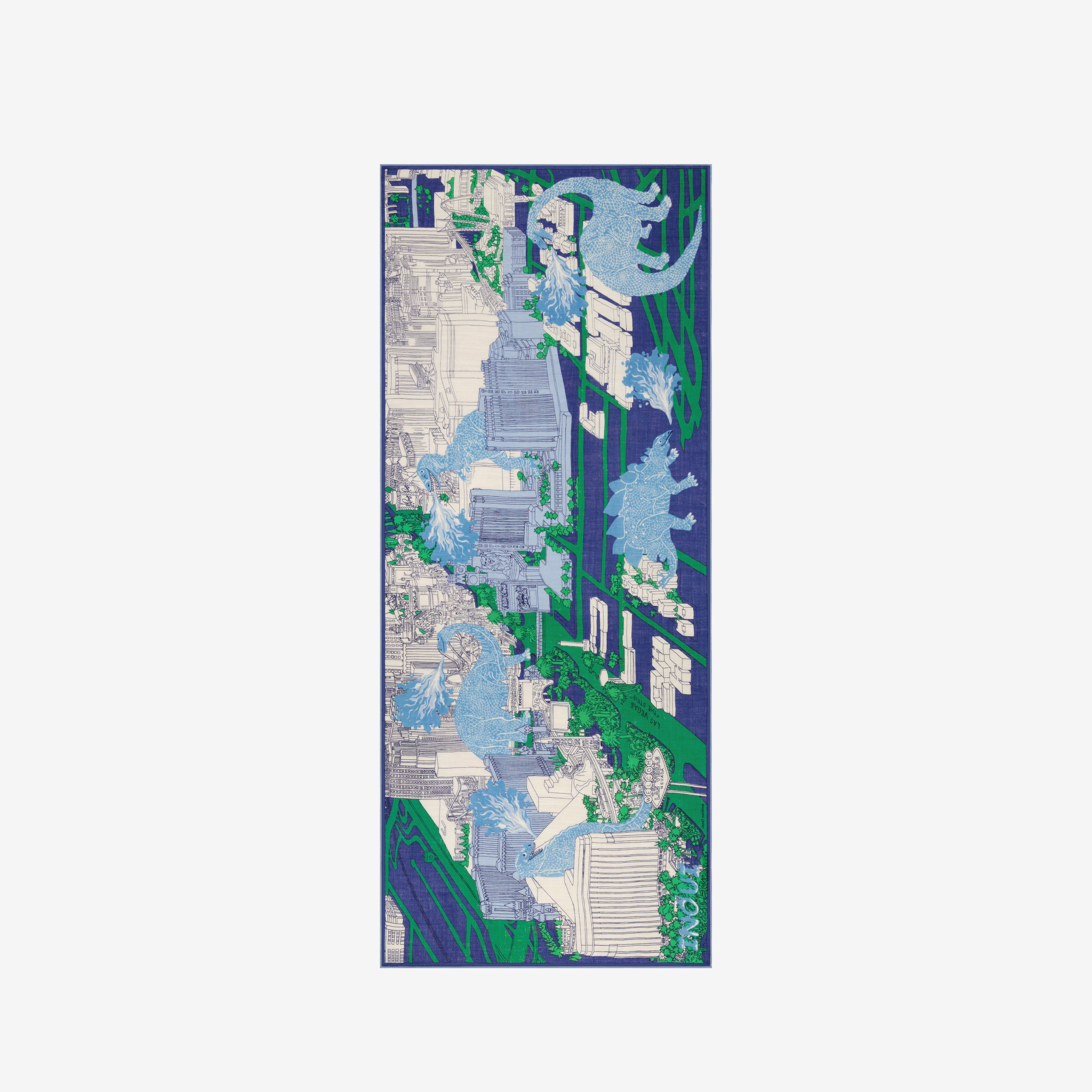 Scarf 80 - Vegas - Blue