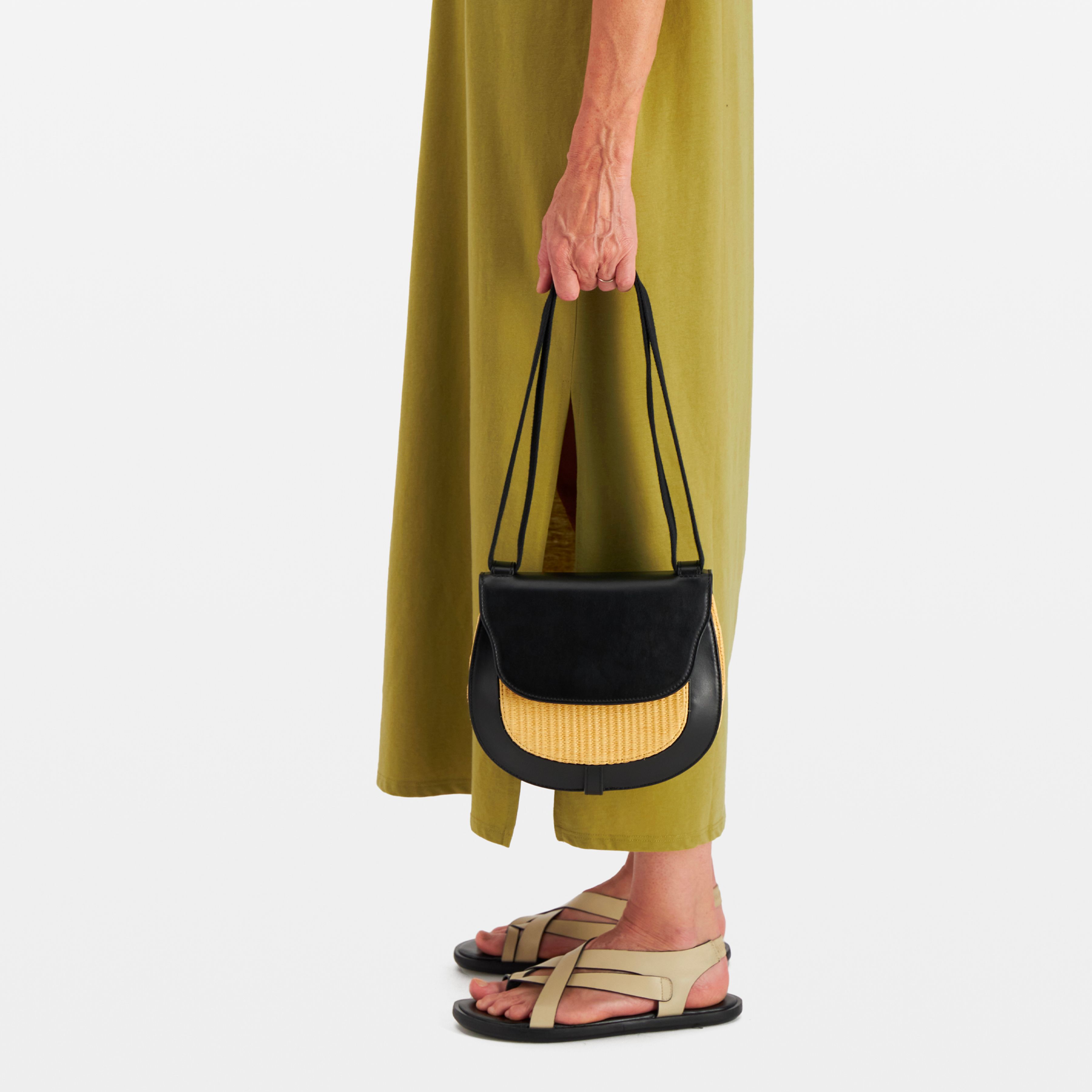 Large Besace Bag - Moisson - Black