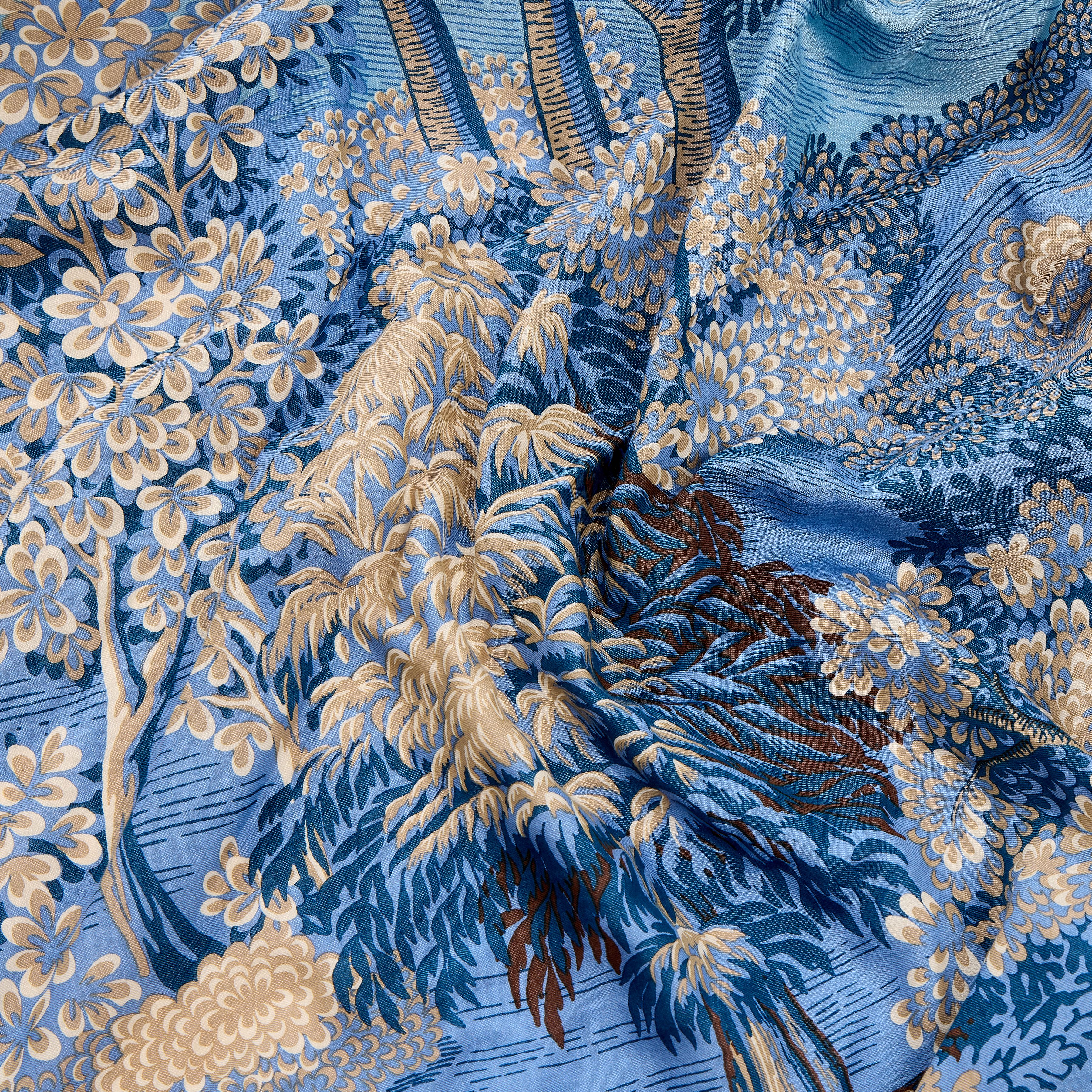Scarf 100 - Come - Blue