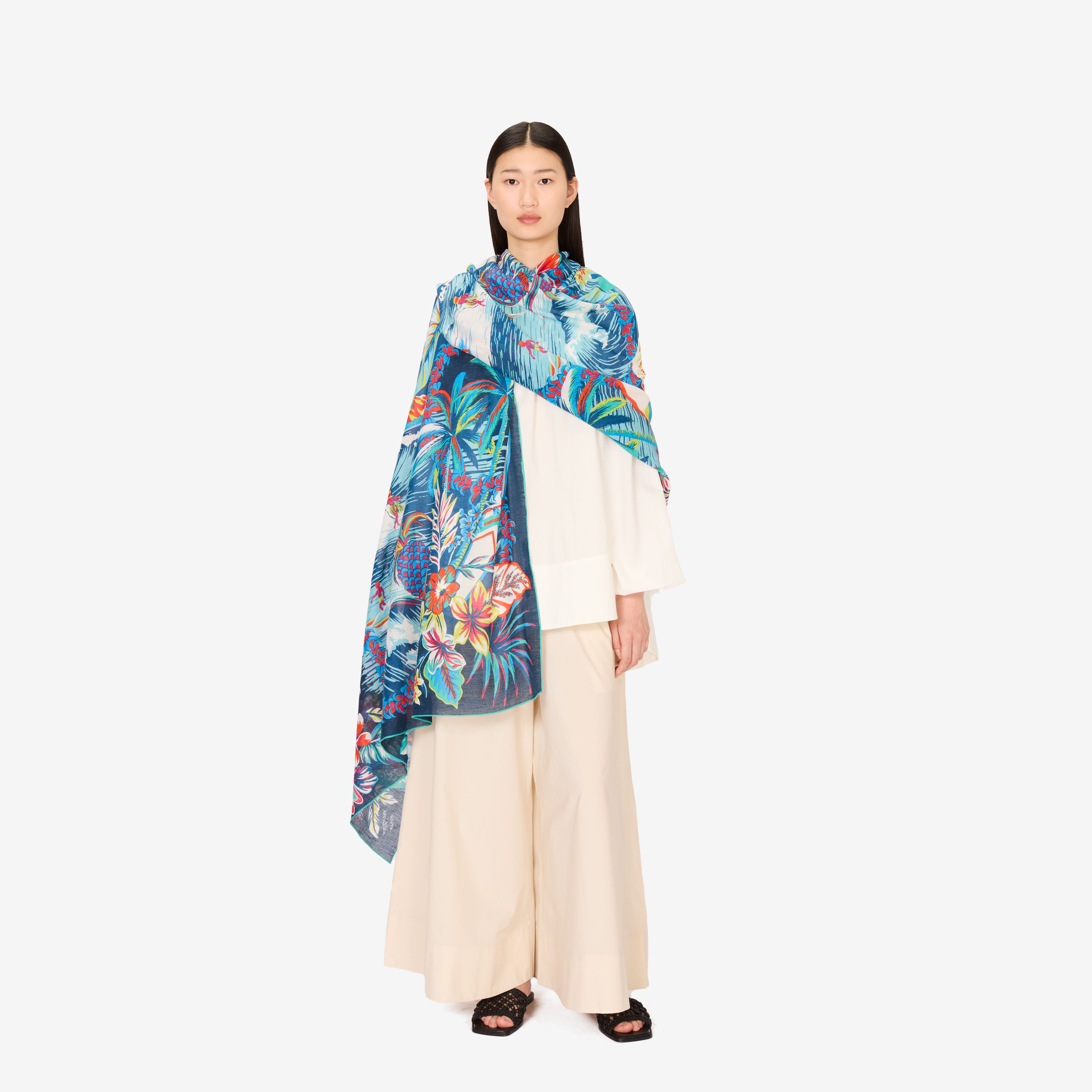 Scarf 100 - Hawai - Blue