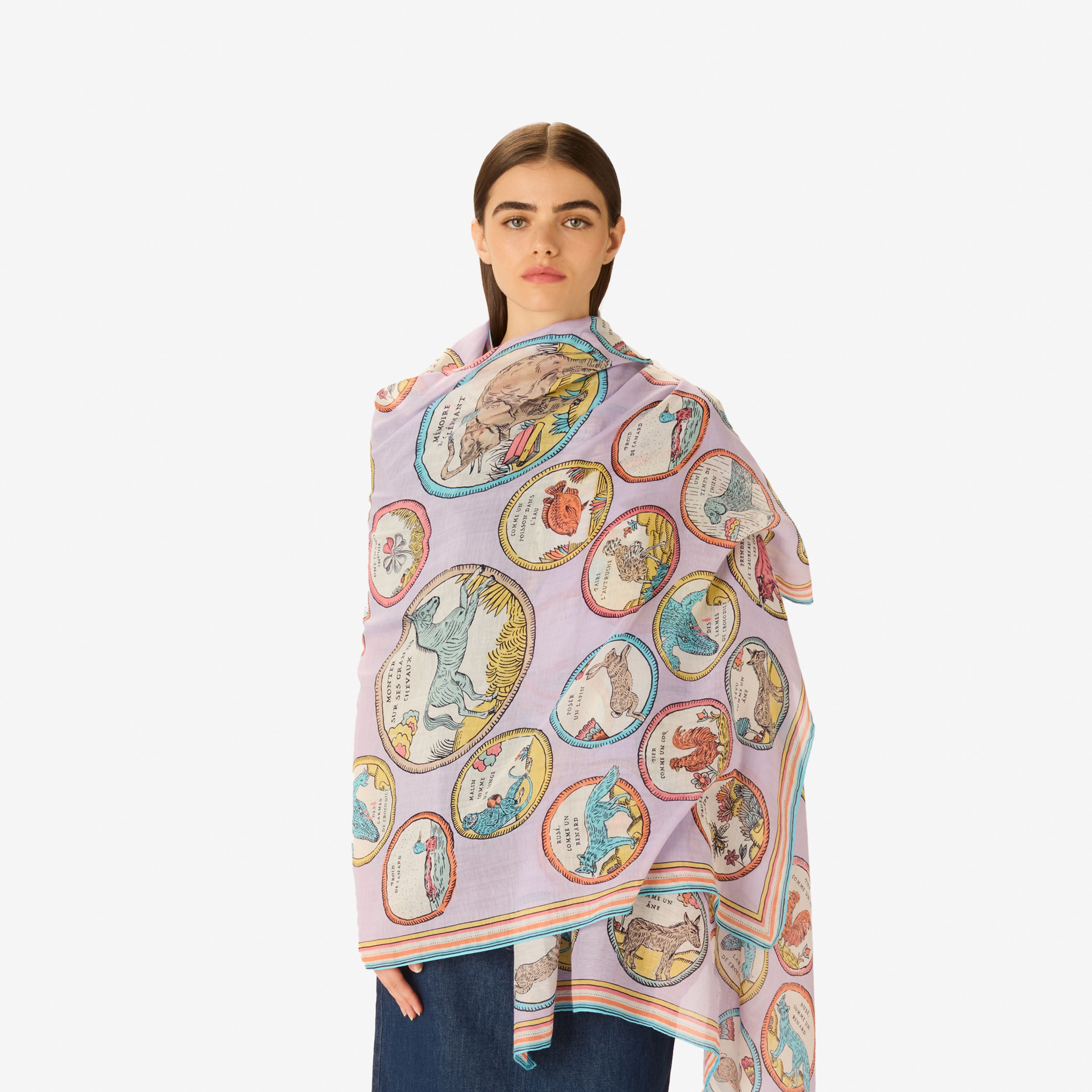 Scarf 100 - Chance Inoui - Lilac