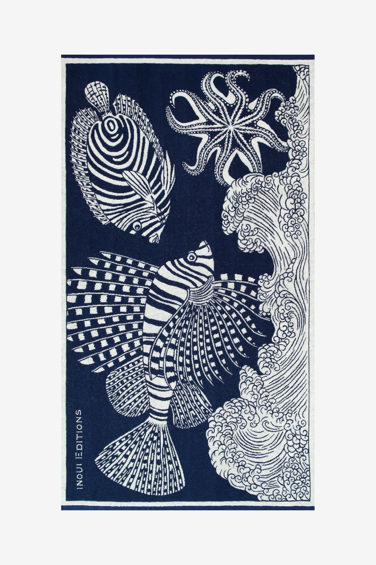 Beach Towel 100 - Poseidon - Navy
