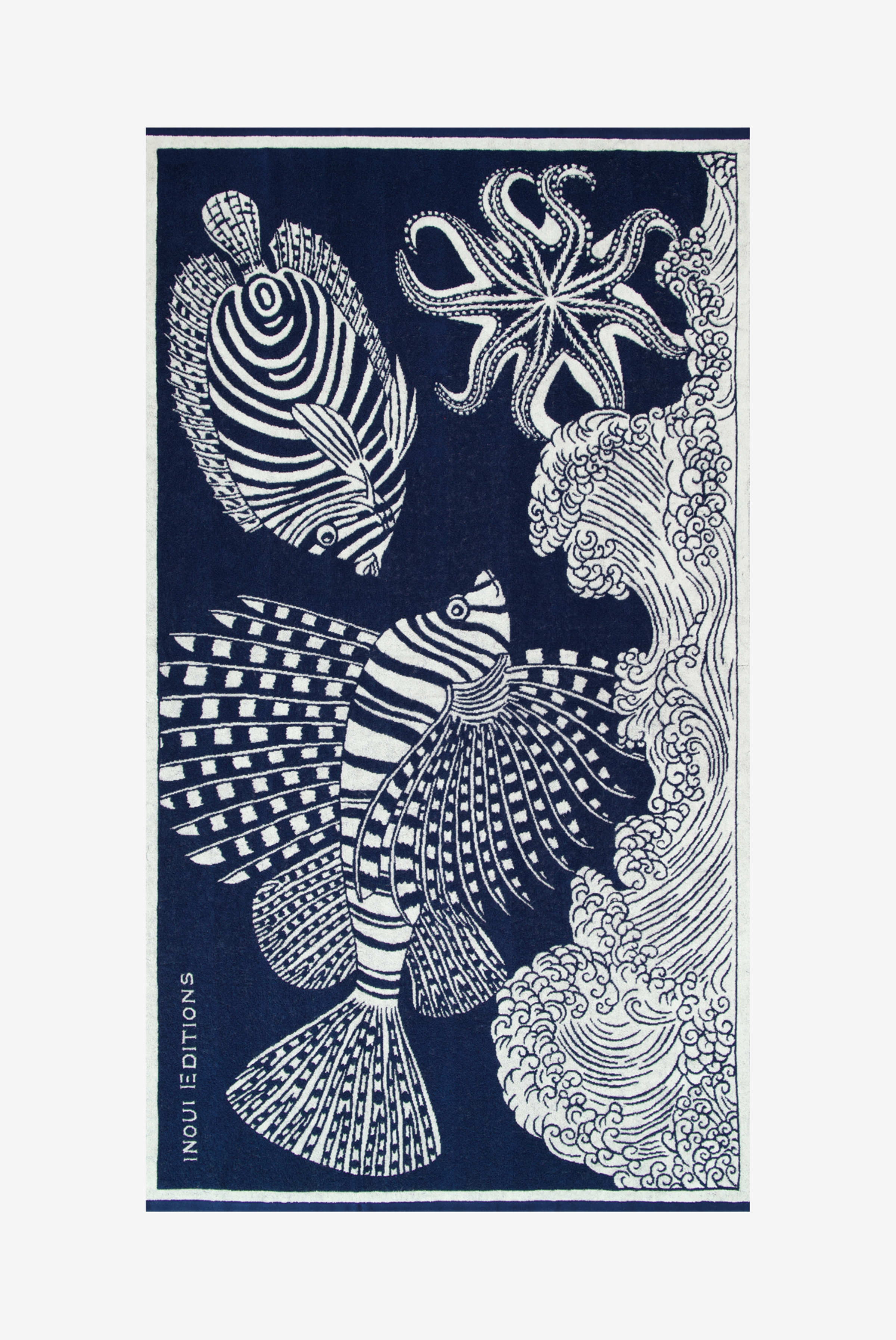 Beach Towel 100 - Poseidon - Navy