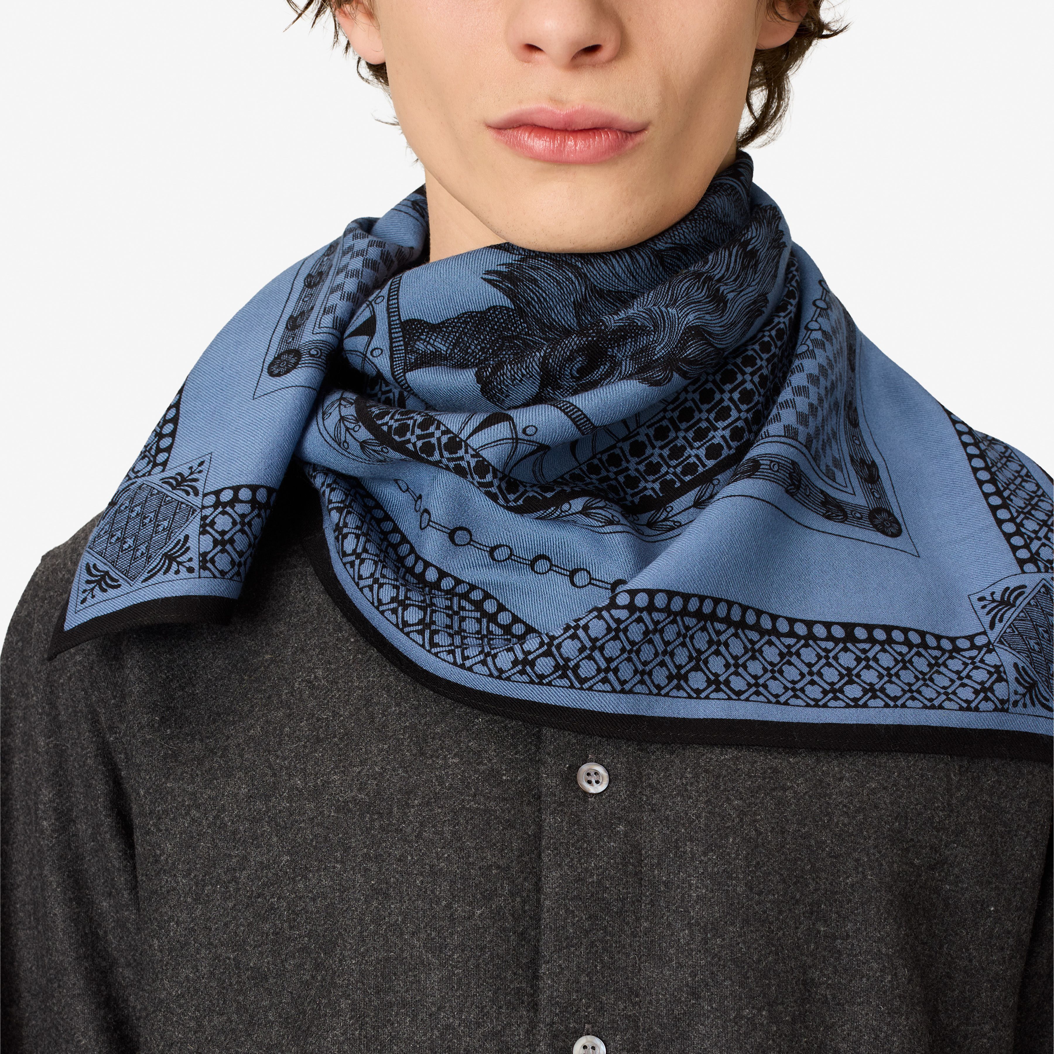 Square 70- Barocco - Blue