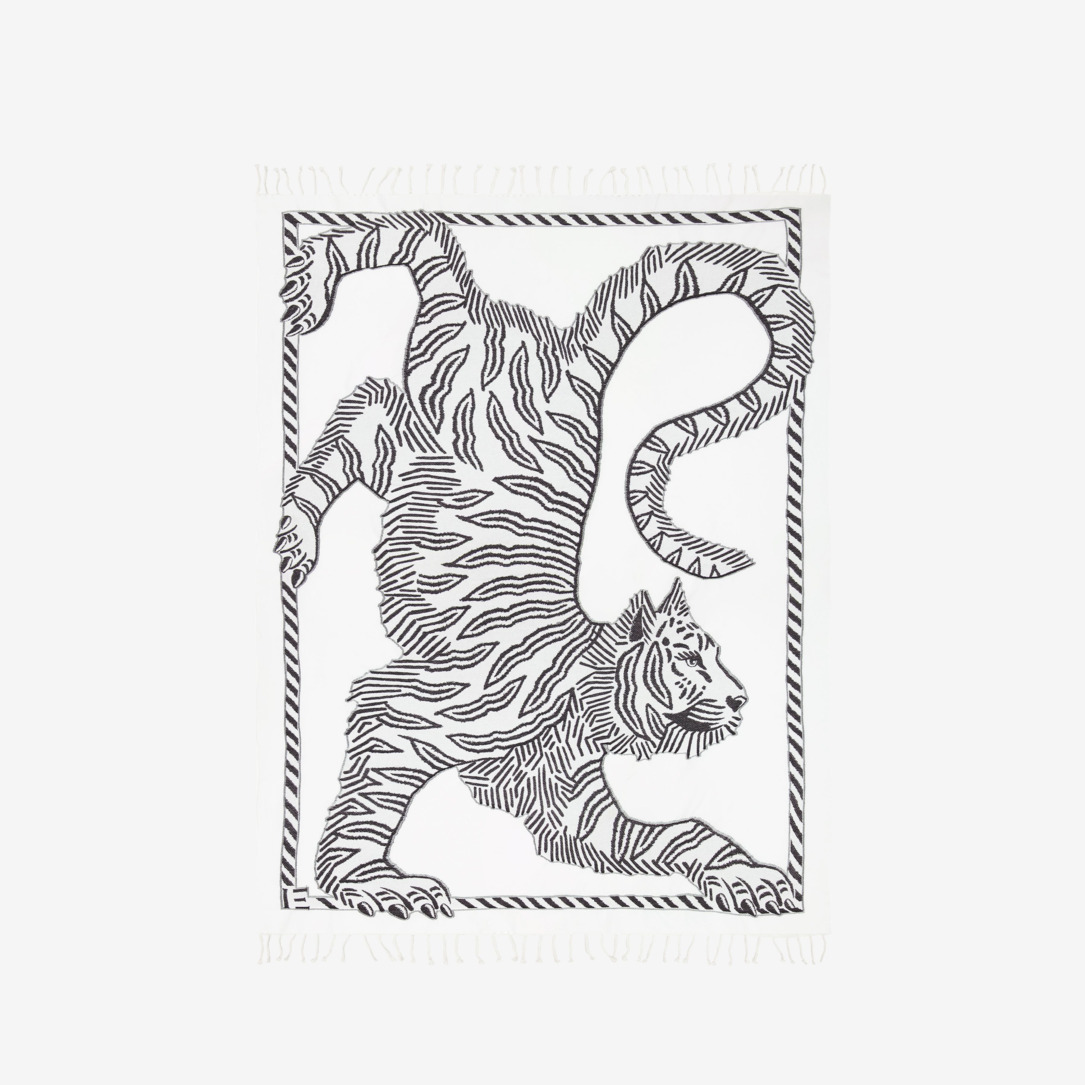 Fouta Towel 140 - Mantra 3D - White