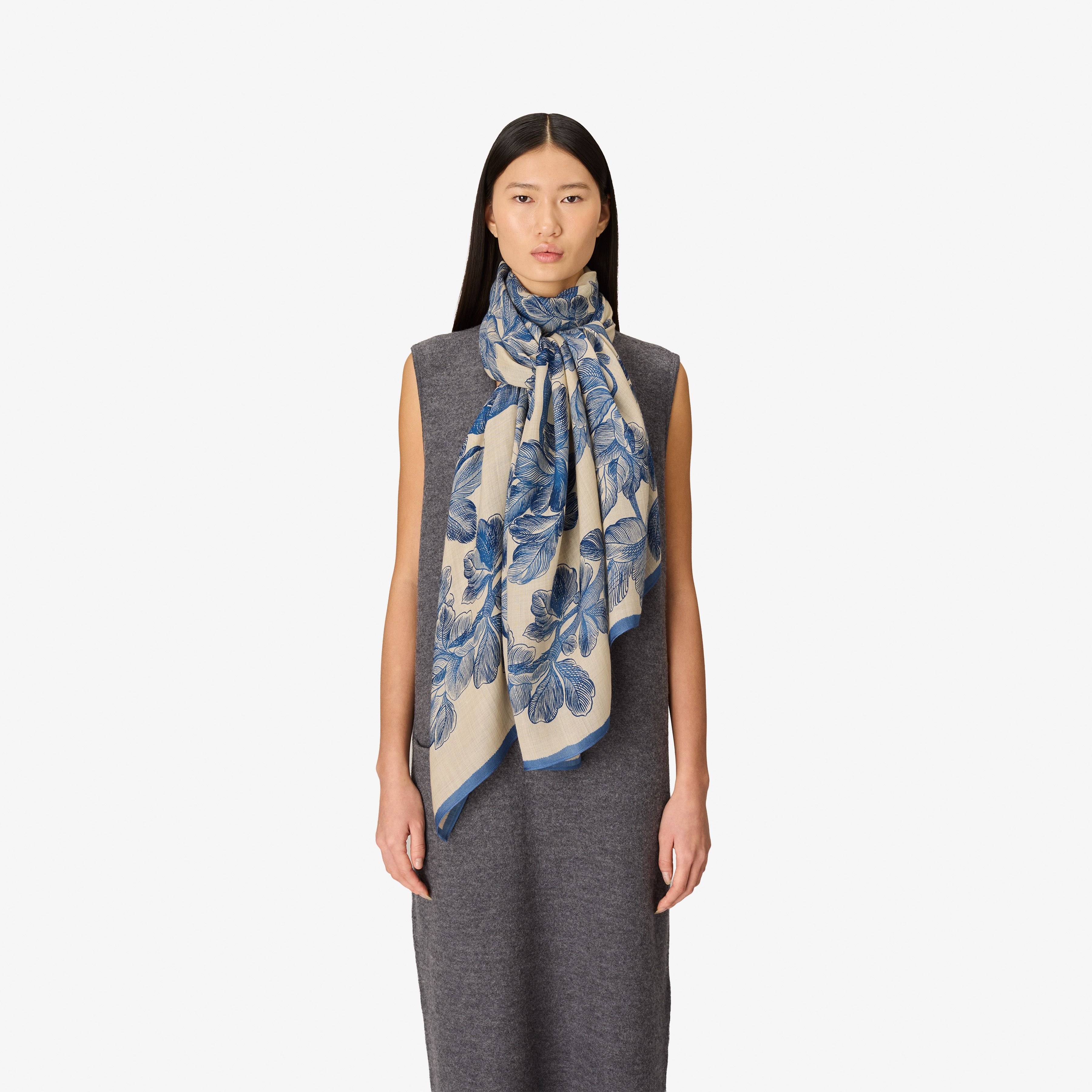 Scarf 100 - Arboris - Blue