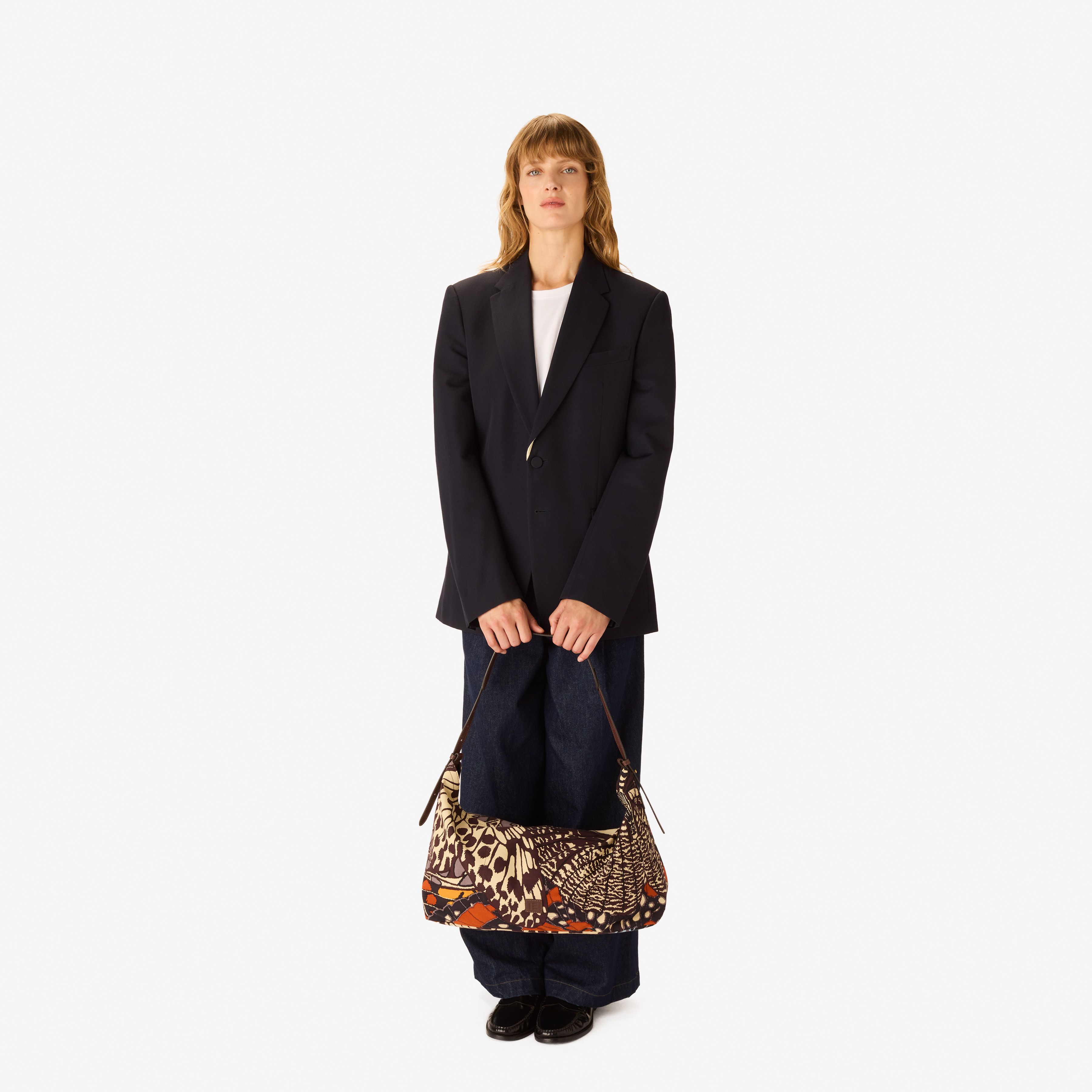 Maxi Campus Tasche - Papillons - Natürlich