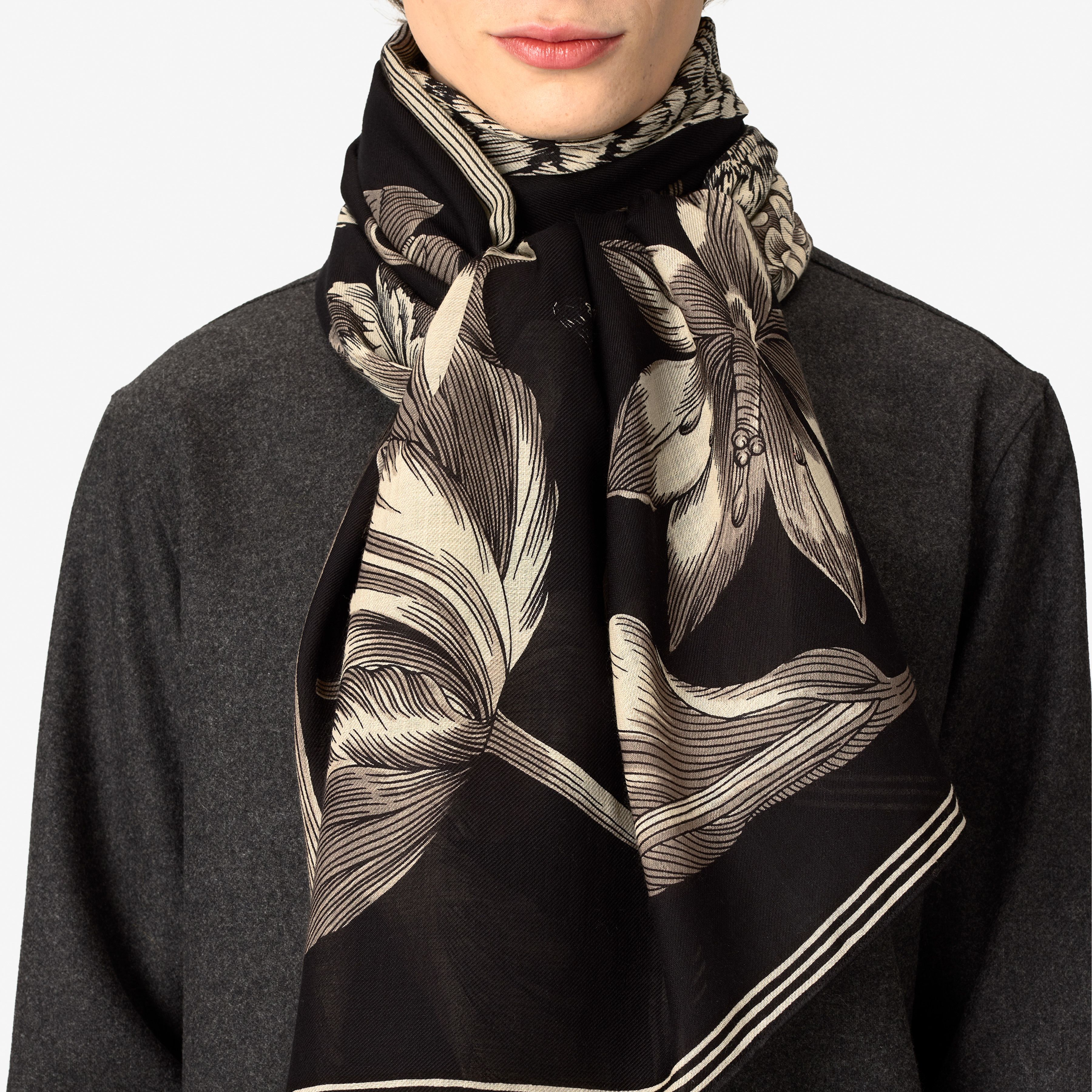 Scarf 80 - Gustav - Black