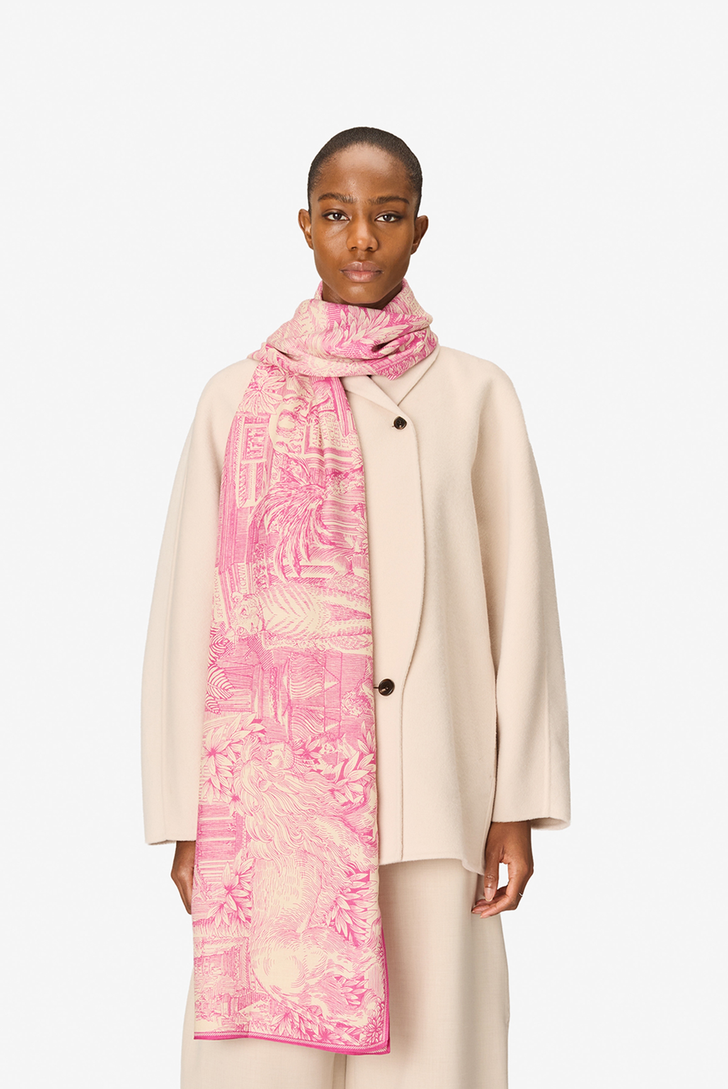 Scarf 100 - Piranesi - Pink