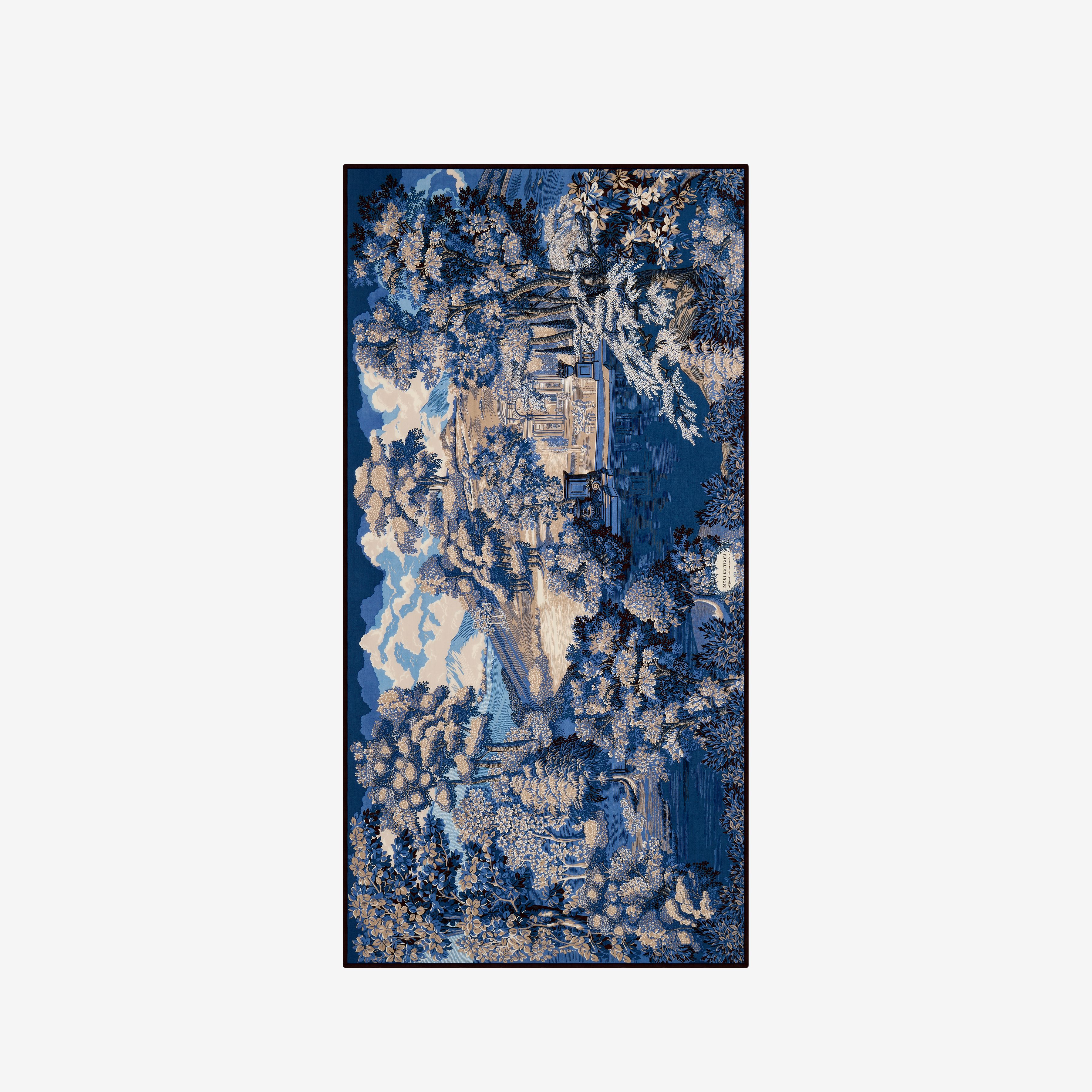 Scarf 100 - Come - Blue