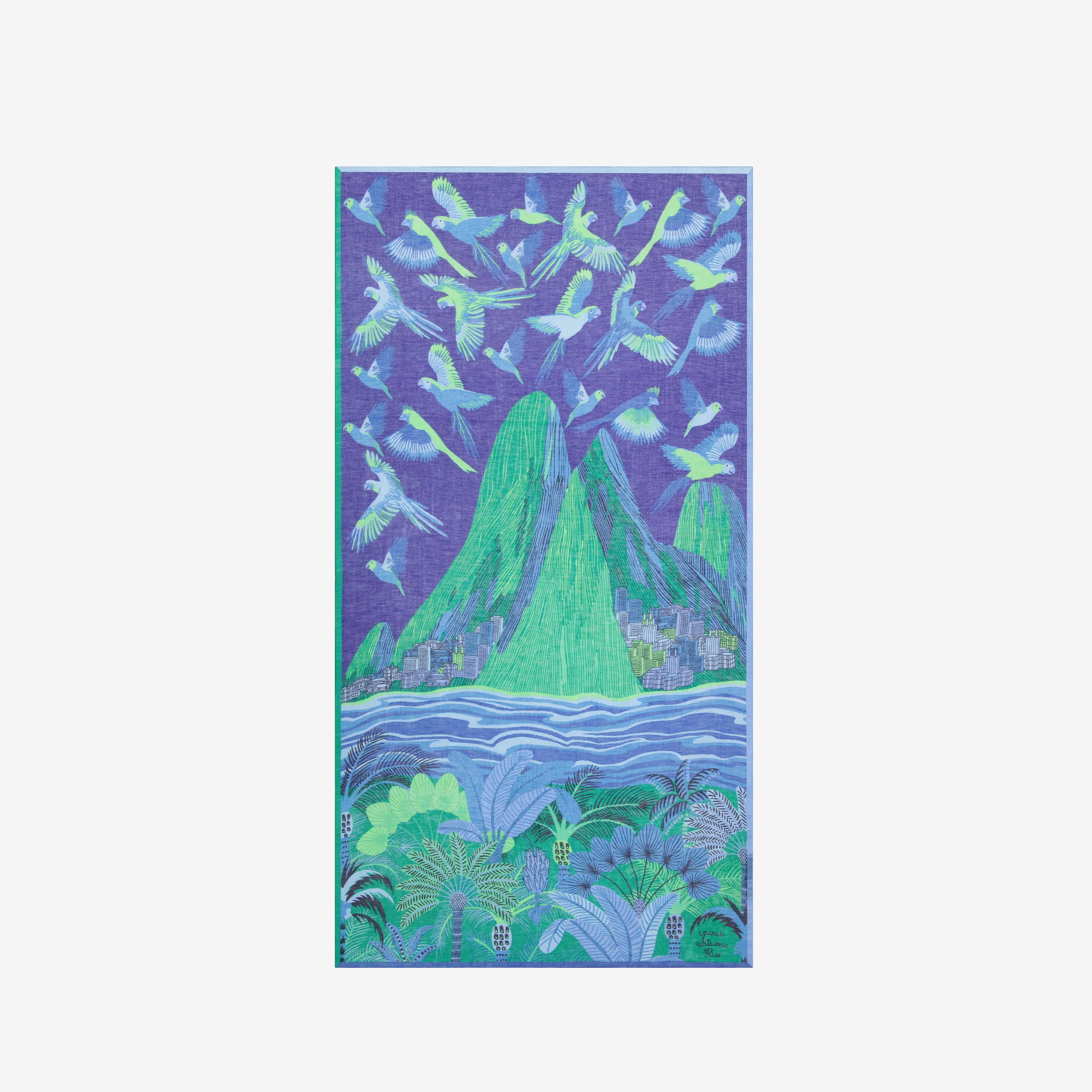 Scarf 100 - Rio - Emerald