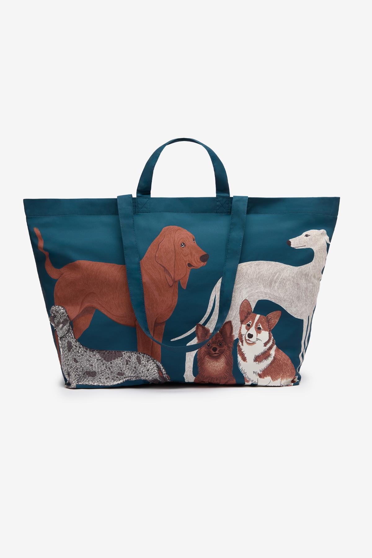 Bolso Maxi Shopper - Toutou - Duck Azul