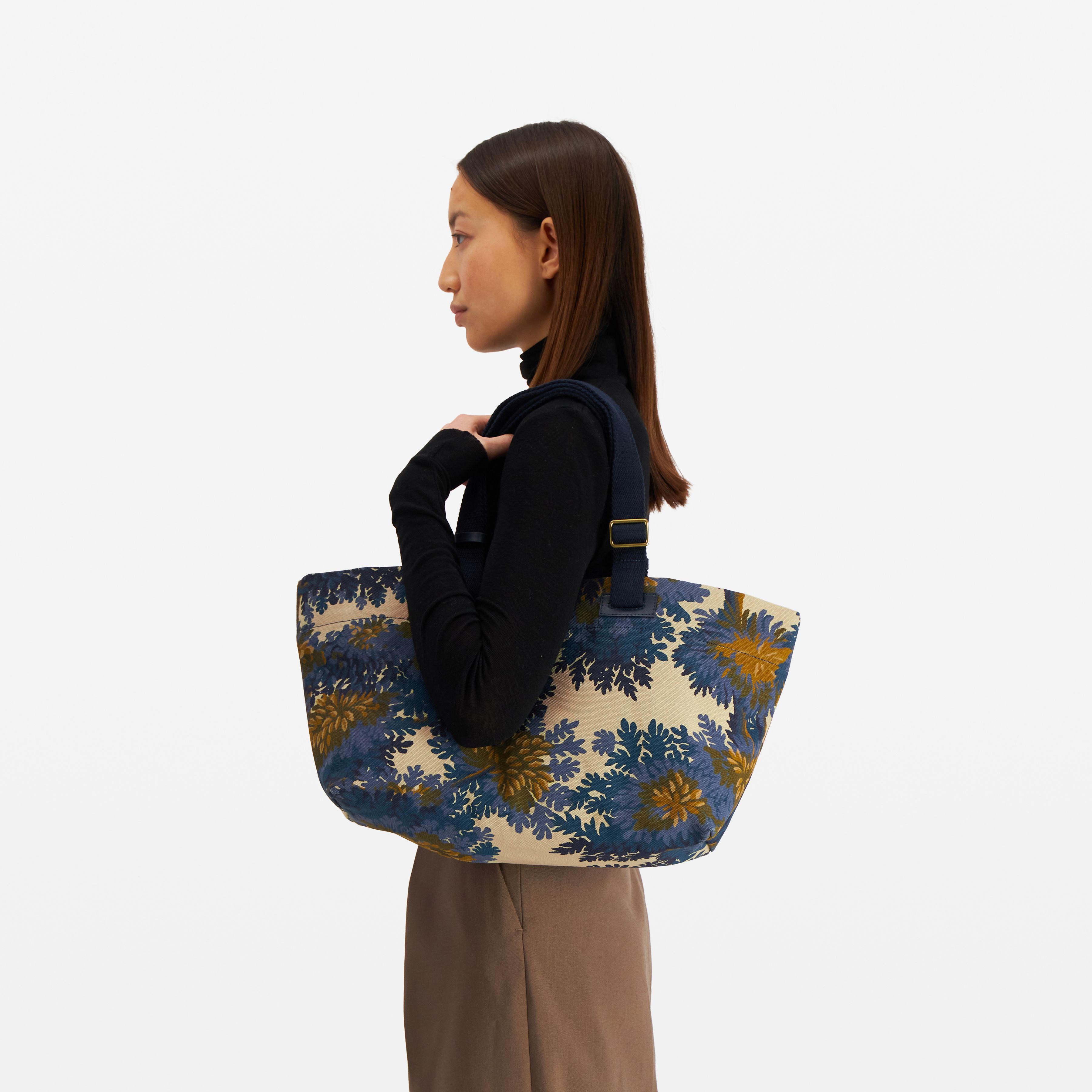 Bolso Cabas Strap - Fontainebleau - Azul Marino