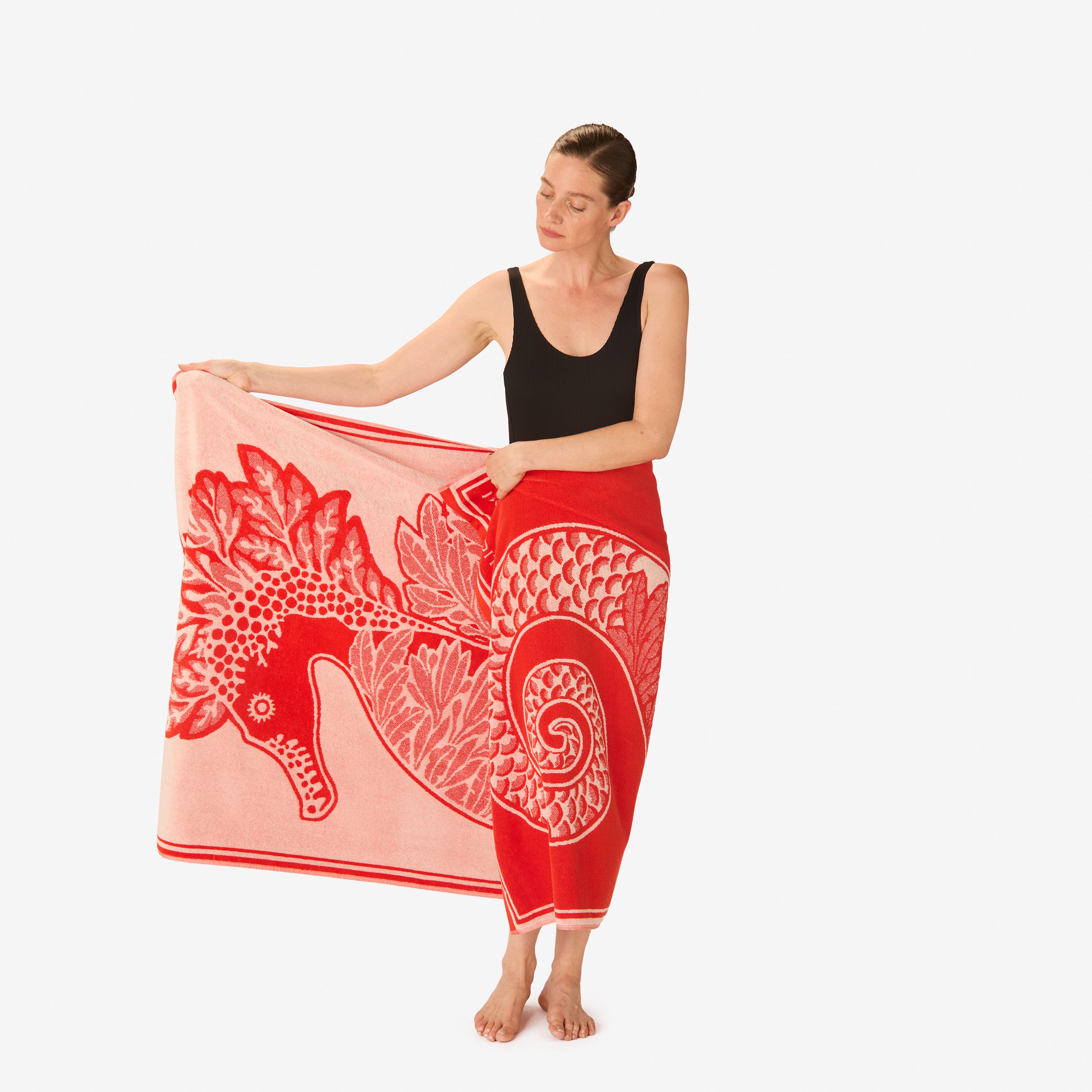Serviette De Plage 100 - Idriss - Orange