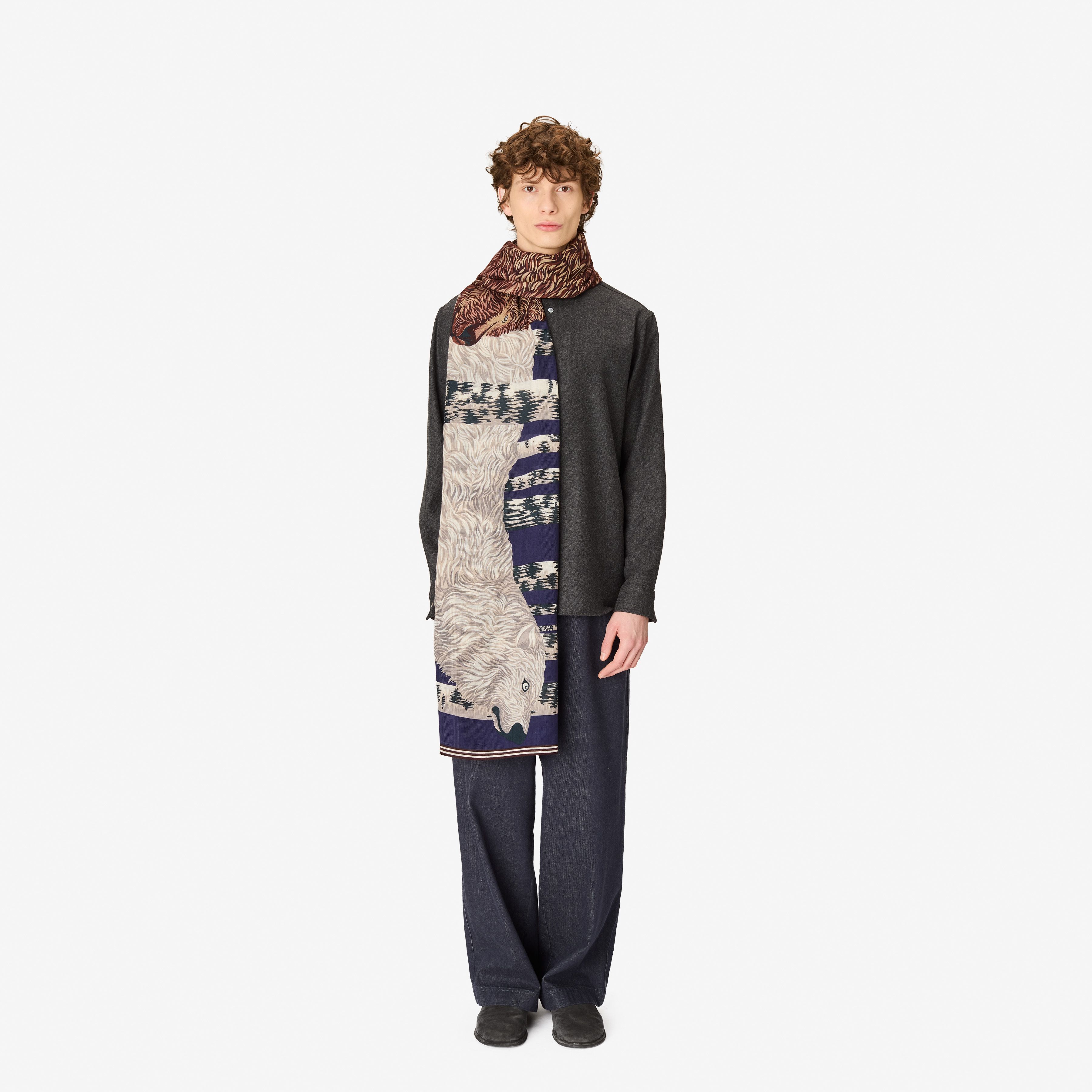Scarf 100 - Ours - Navy