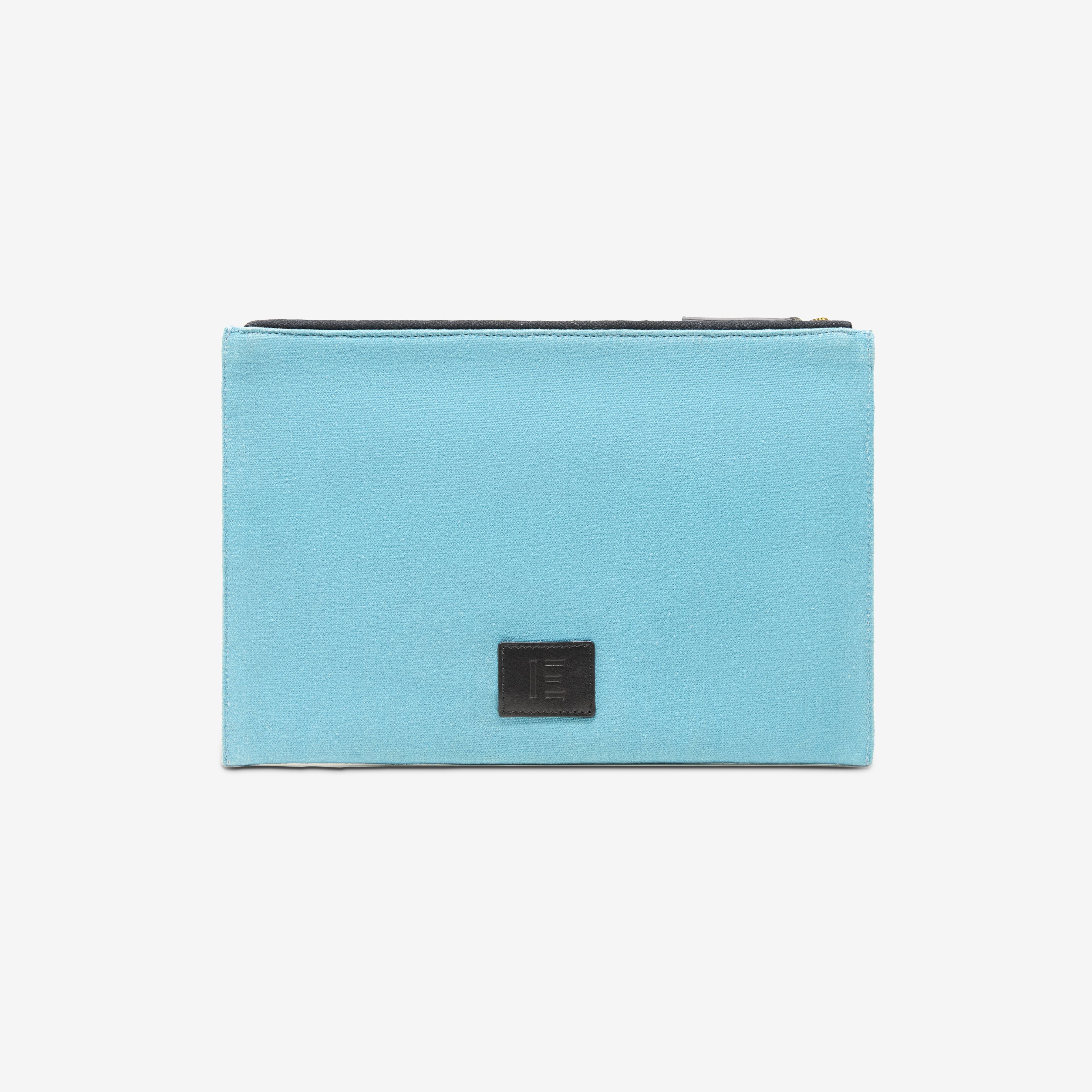 Embroidered Pouch - Astro Pisces - Blue