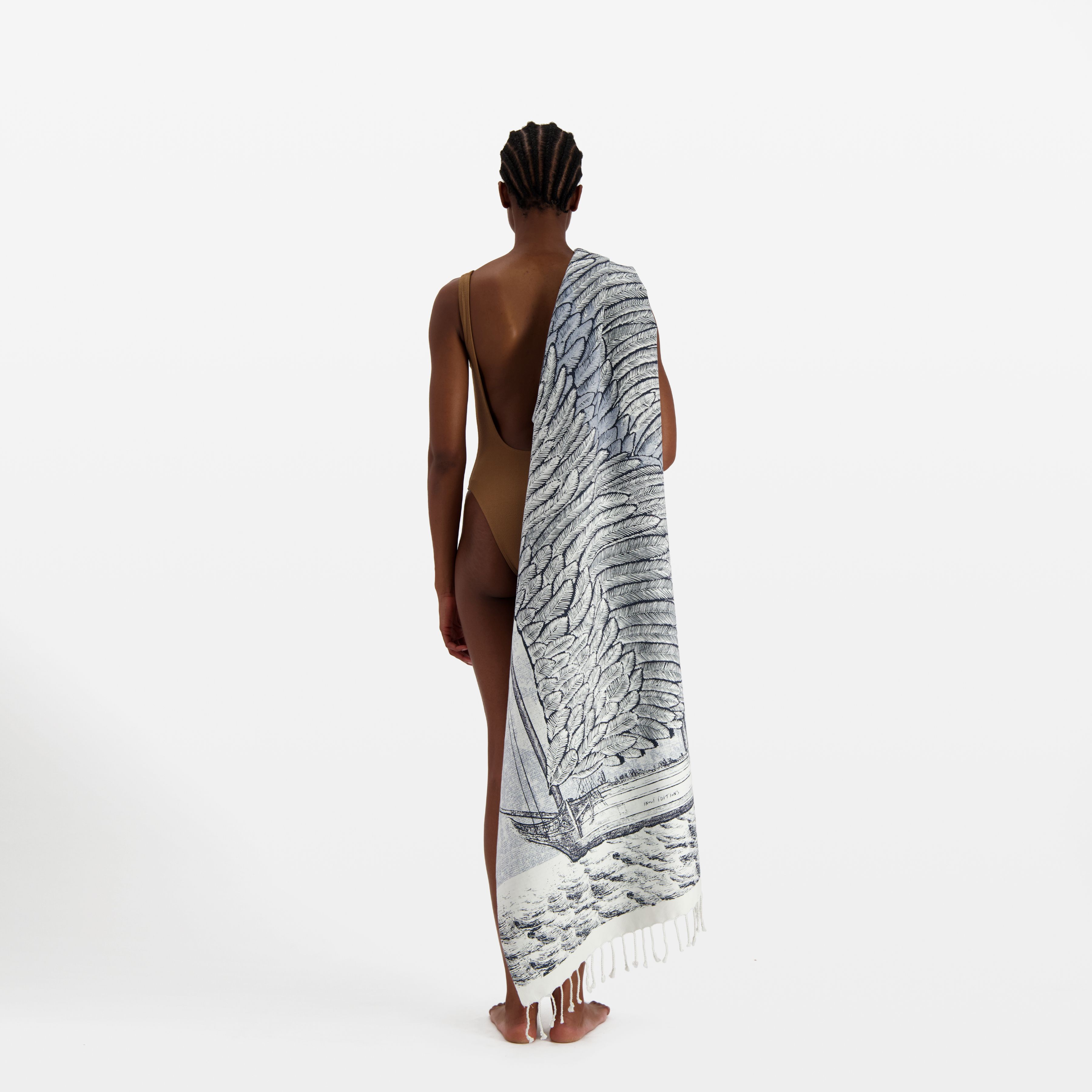 Telo Fouta 100 - Philomene - Bianco